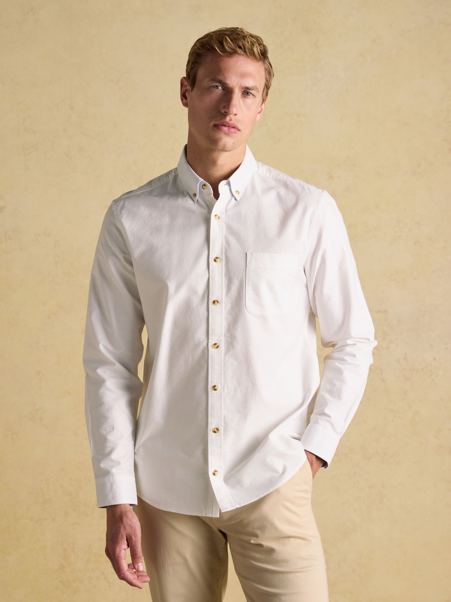 Oxford White Long Sleeve Classic Fit Shirt - Image 2 of 9