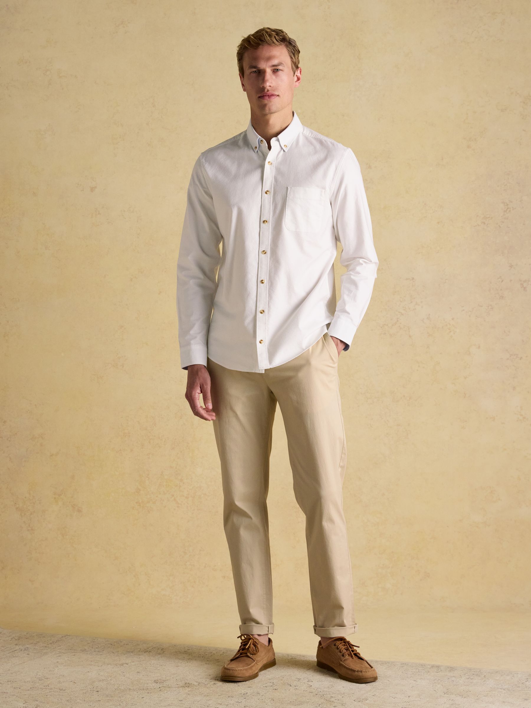Oxford White Long Sleeve Classic Fit Shirt - Image 4 of 9