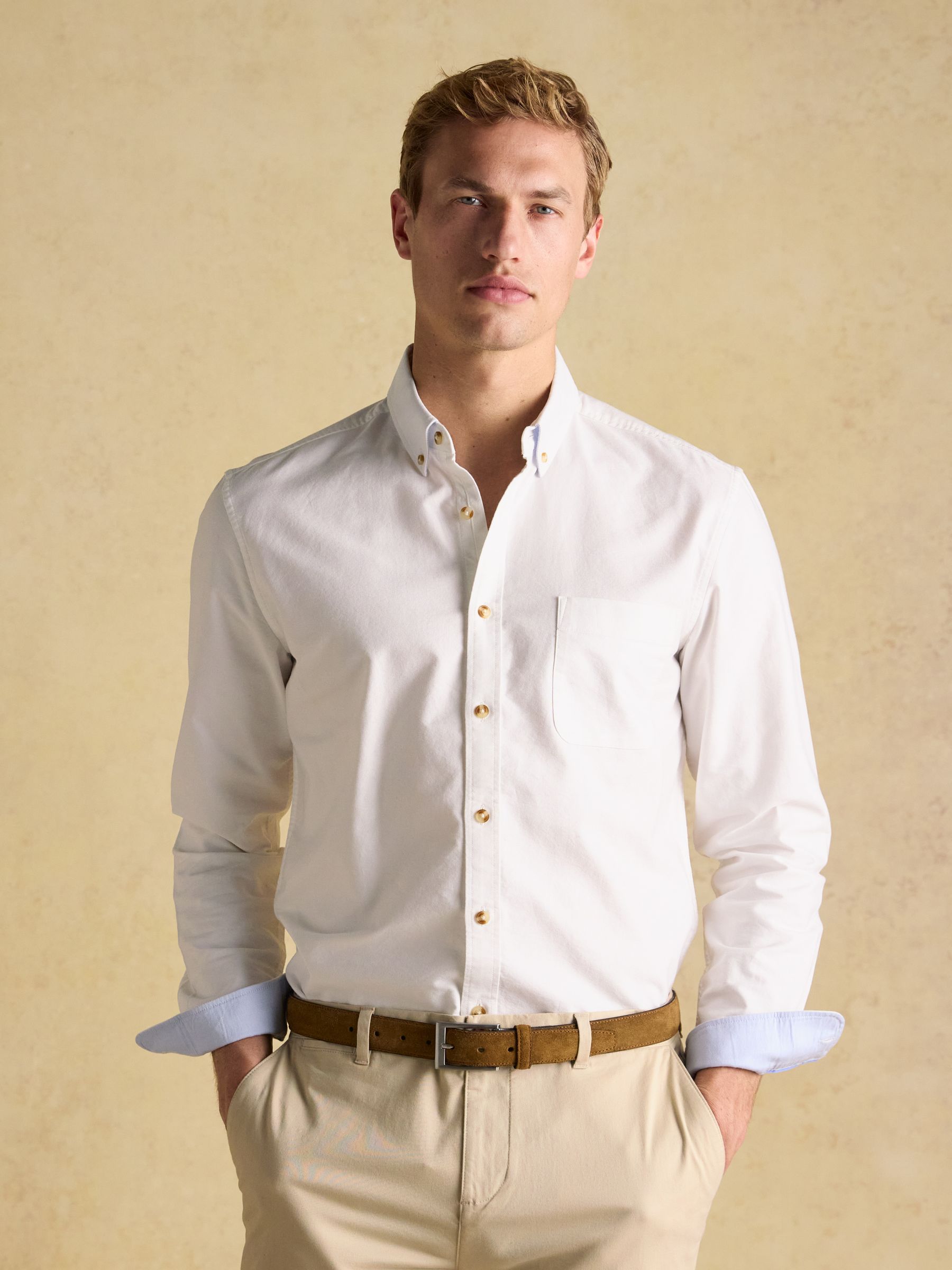 Oxford White Long Sleeve Classic Fit Shirt - Image 5 of 9
