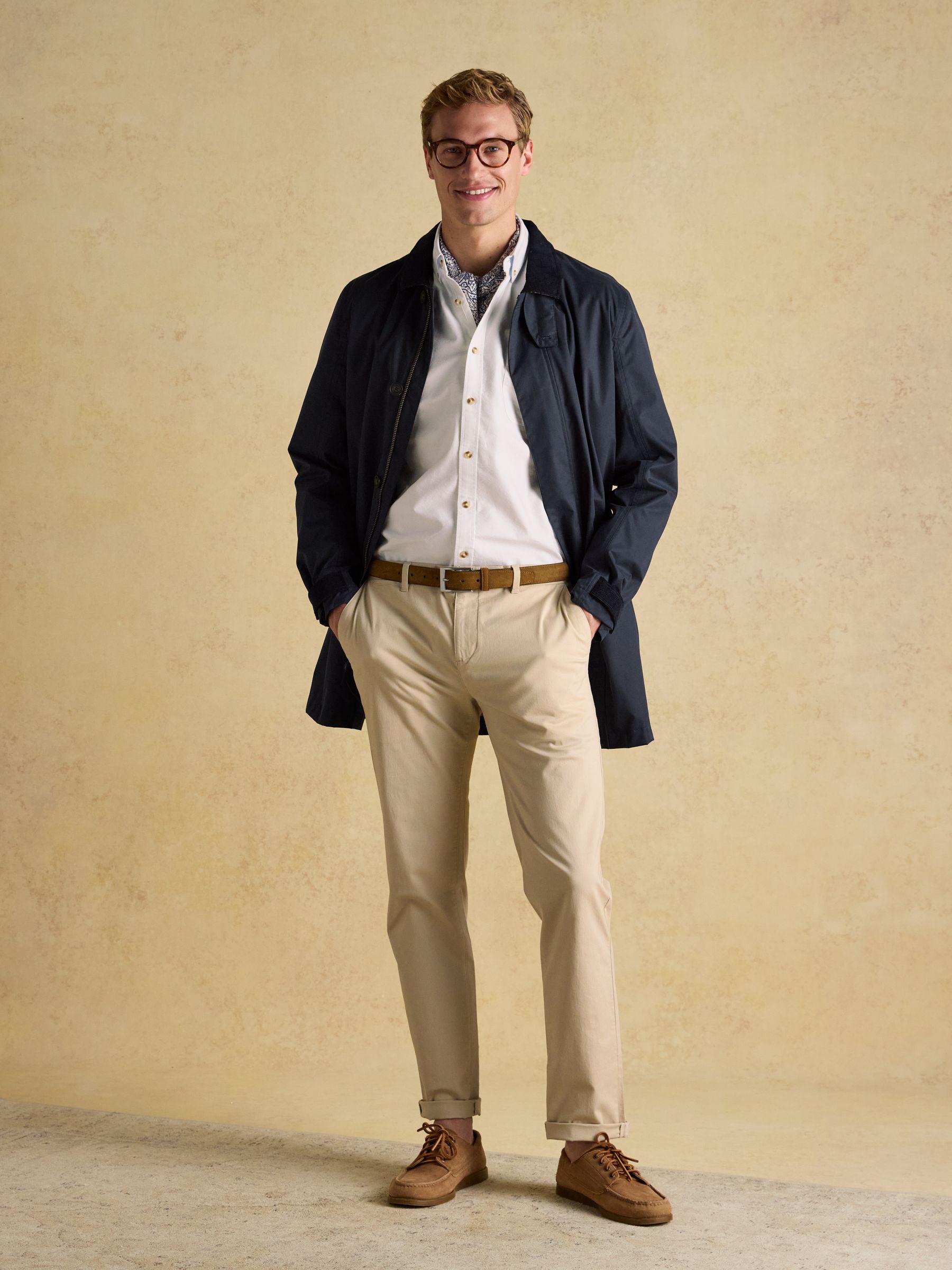Oxford White Long Sleeve Classic Fit Shirt - Image 7 of 9