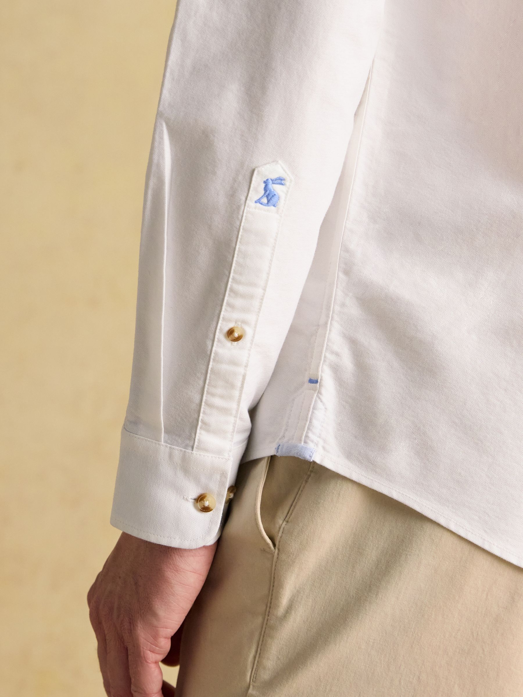 Oxford White Long Sleeve Classic Fit Shirt - Image 8 of 9