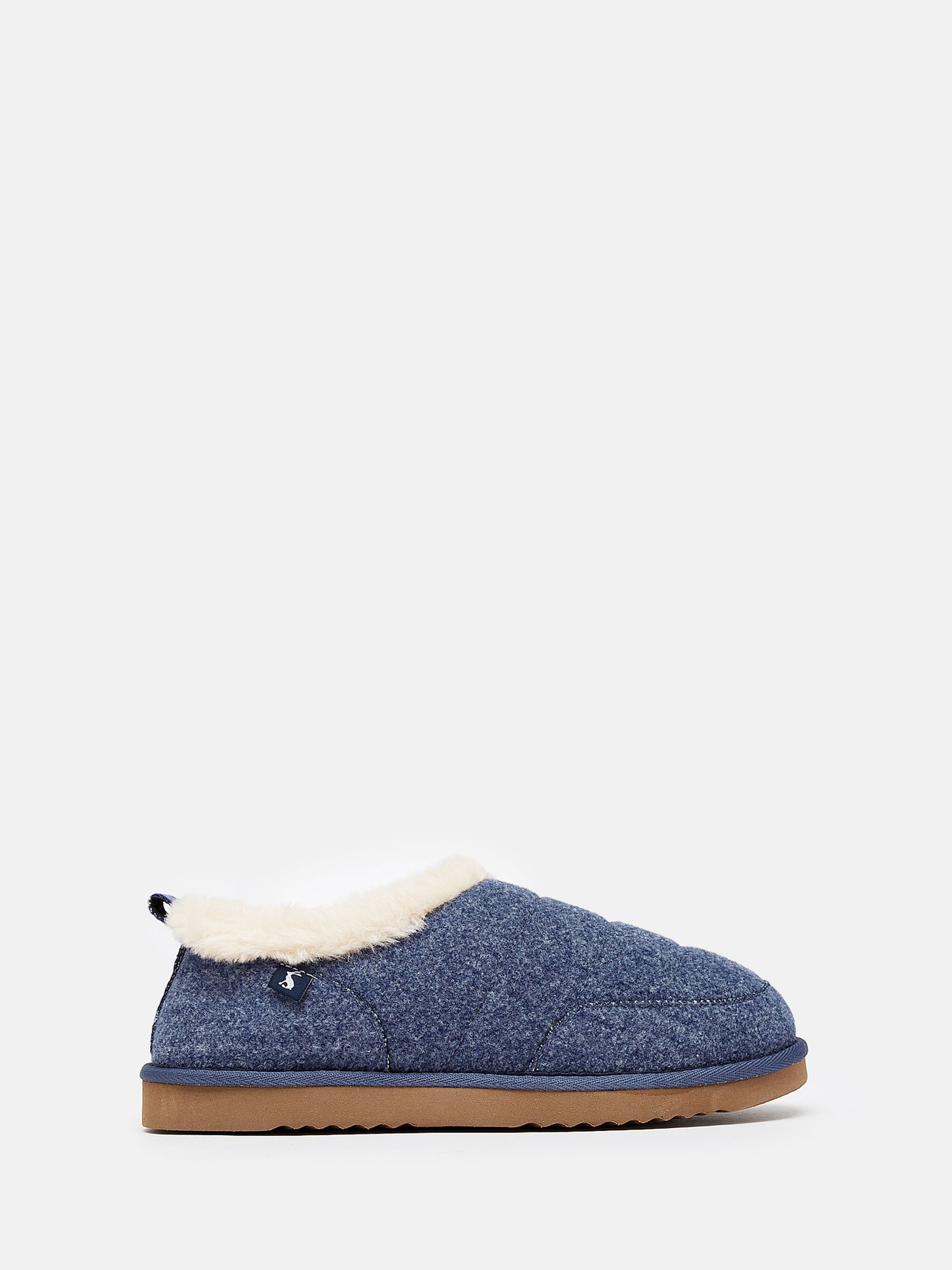 Women's Lazydays Grey Faux Fur Lined Slippers - Image 1 of 6