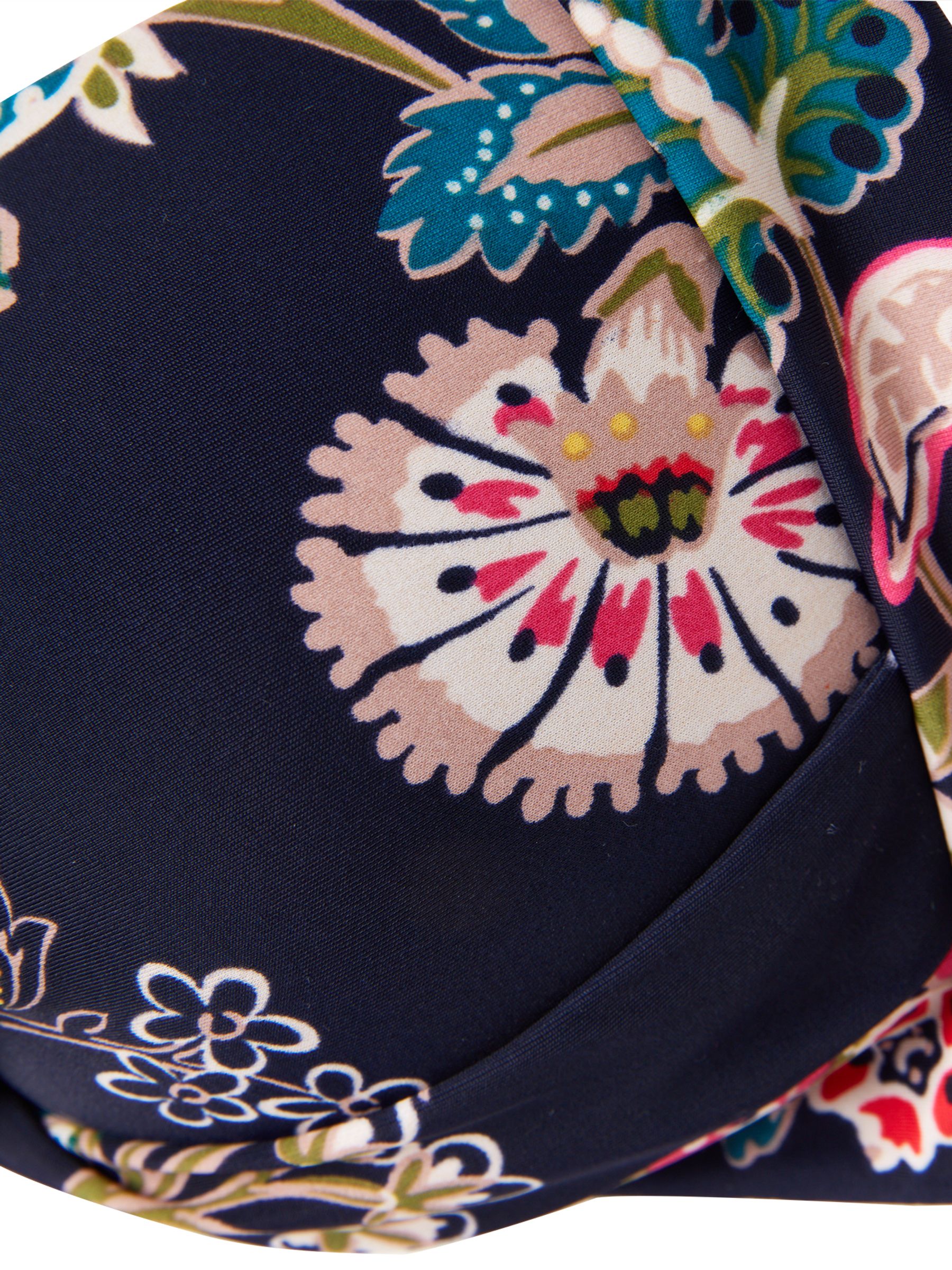 Jasmine Navy Floral Bikini Top - Image 3 of 4