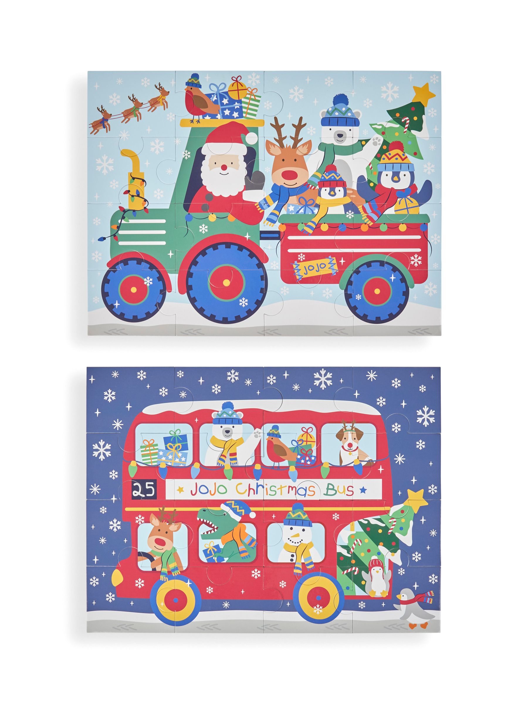Christmas Jigsaw Puzzle Set of 2 - Image 4 of 6