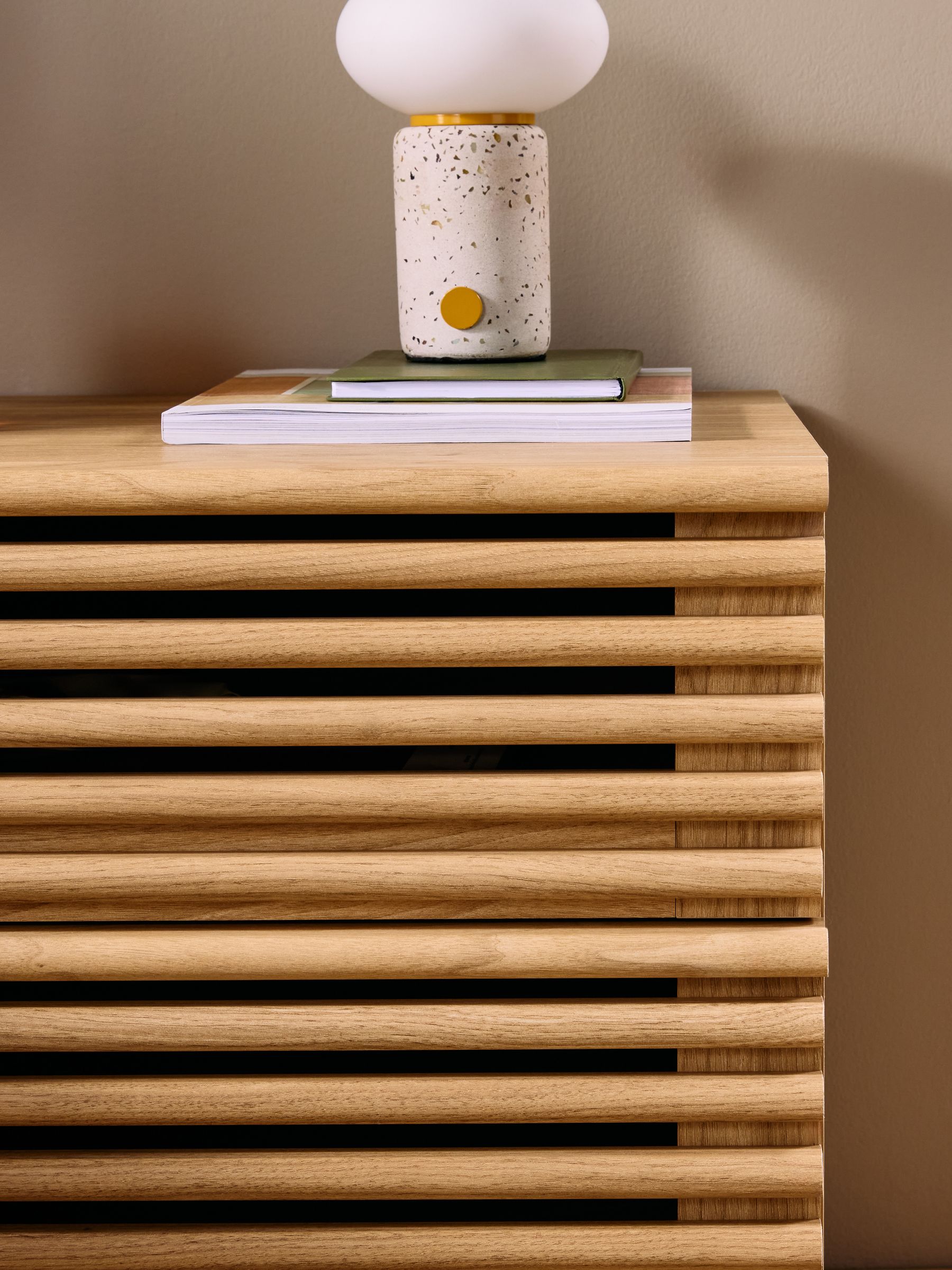 Tulma Bedside Table in Oak Effect - Image 3 of 5