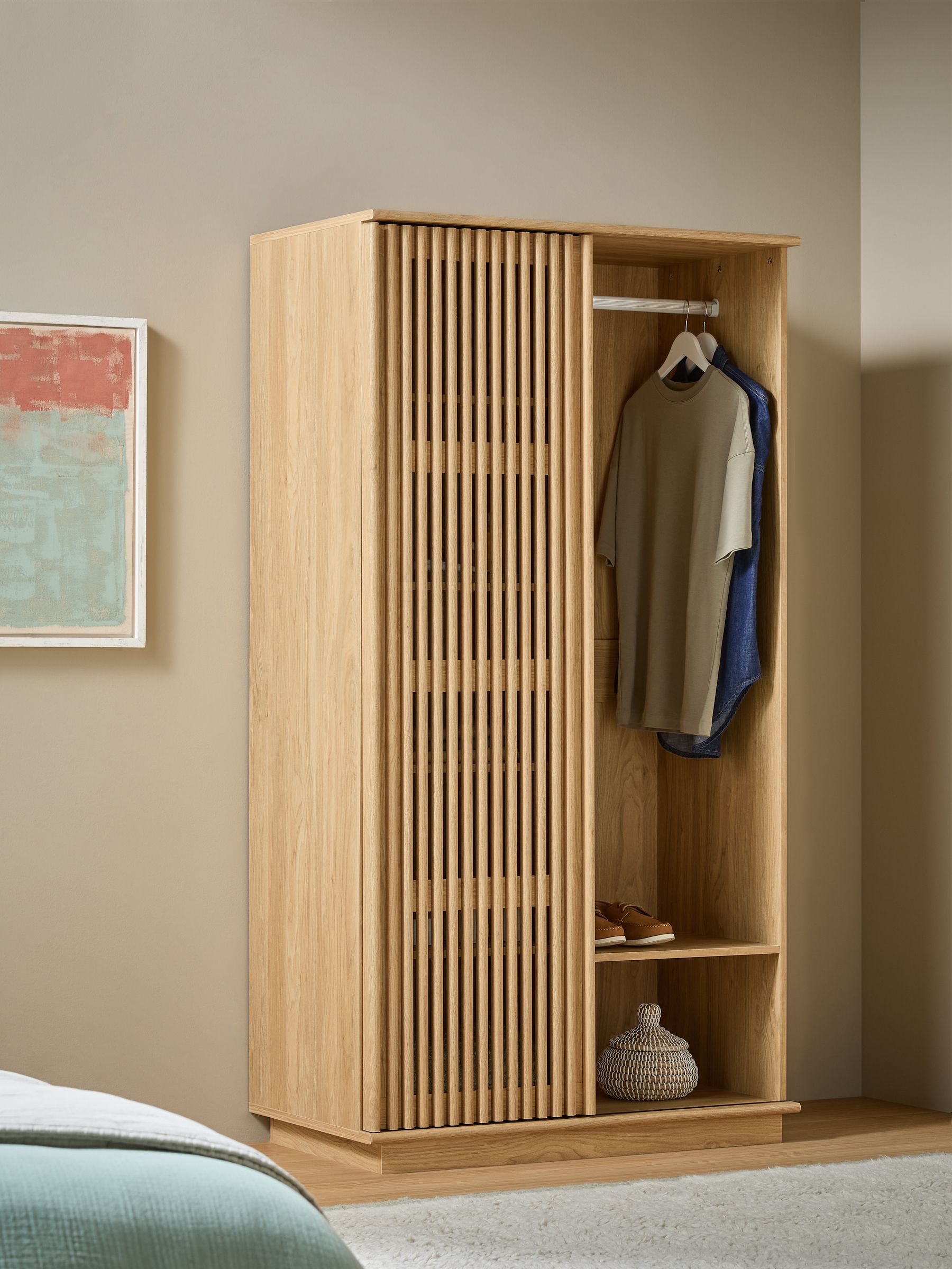 Tulma Double Wardrobe in Oak Effect - Image 2 of 6