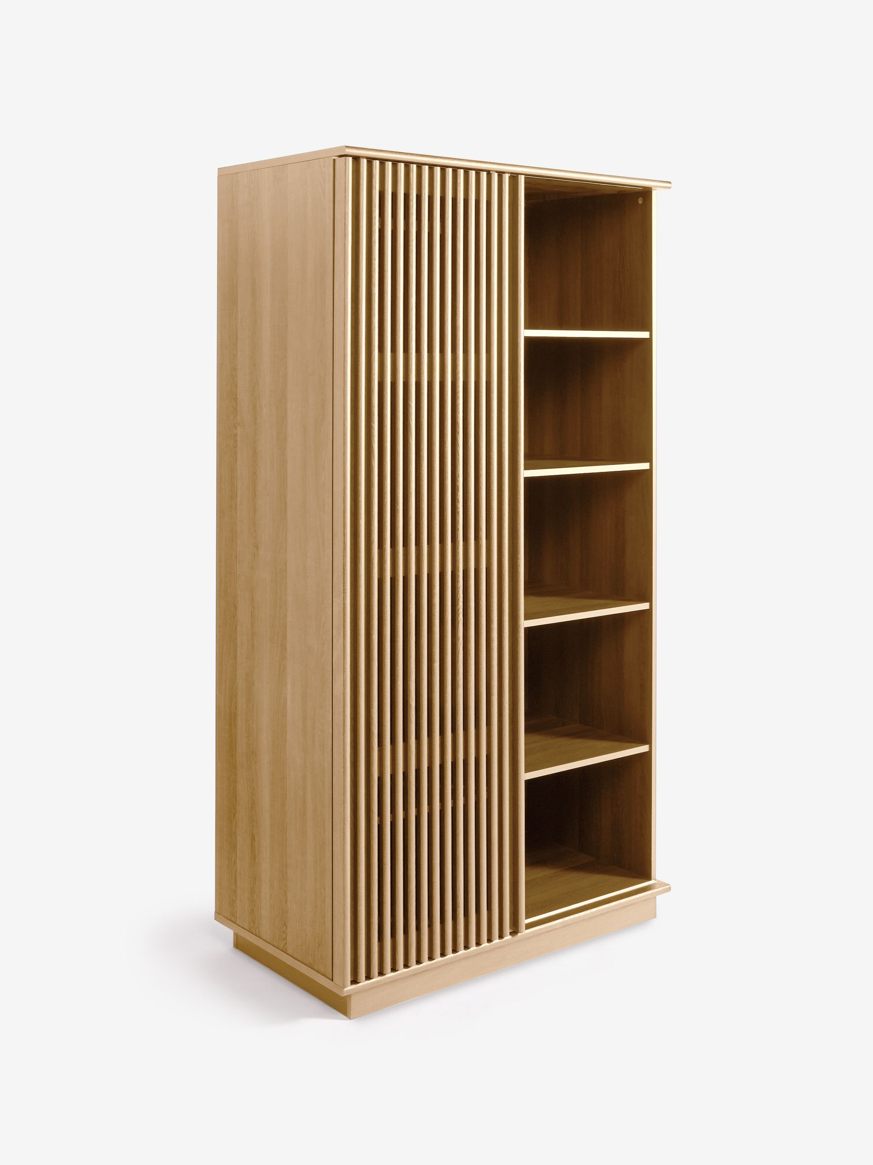 Tulma Sliding Double Wardrobe in Mid Oak Effect - Image 7 of 7