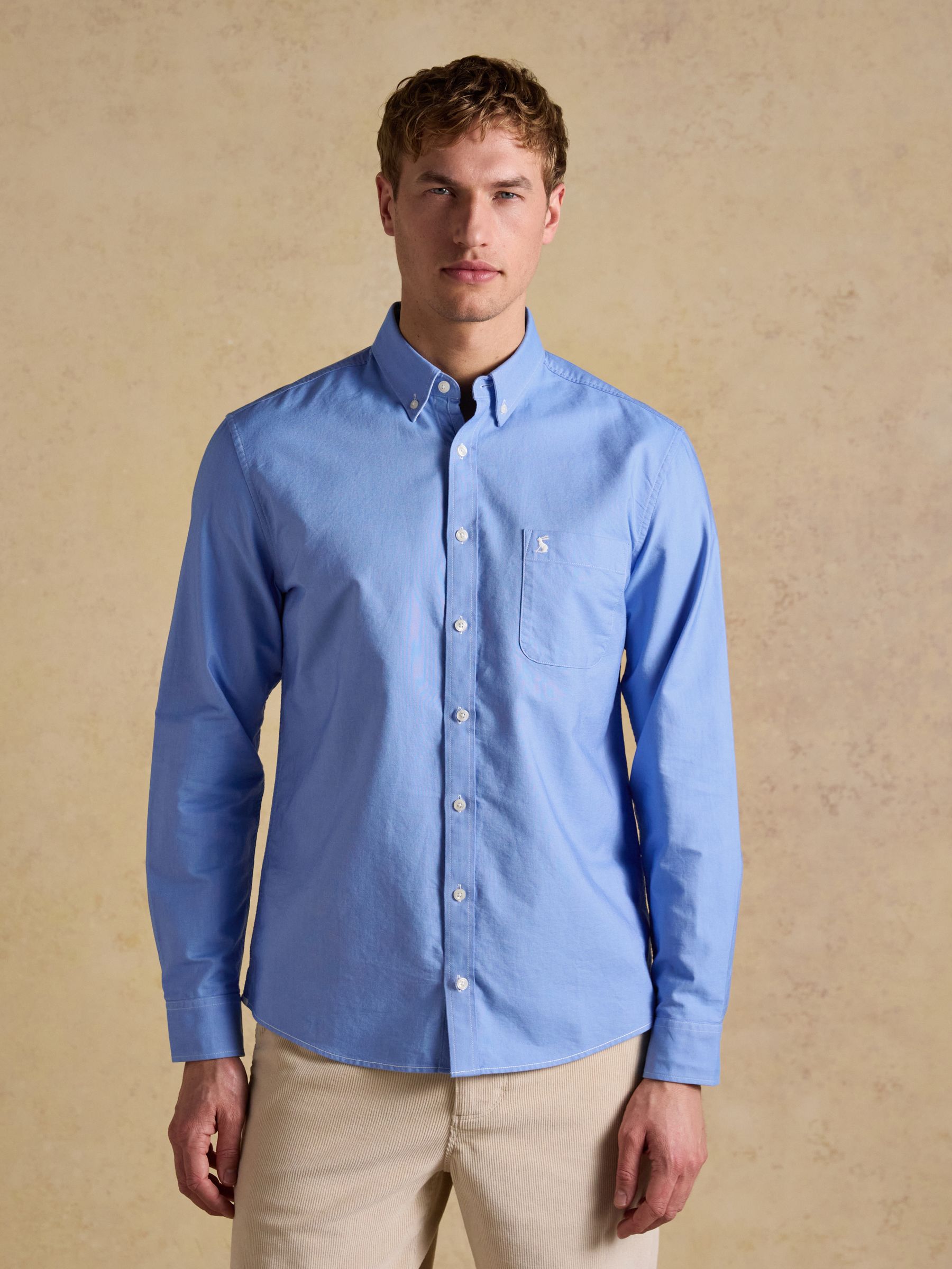 Blue Orange Casual Long Sleeve Shirt 44063 main image 1