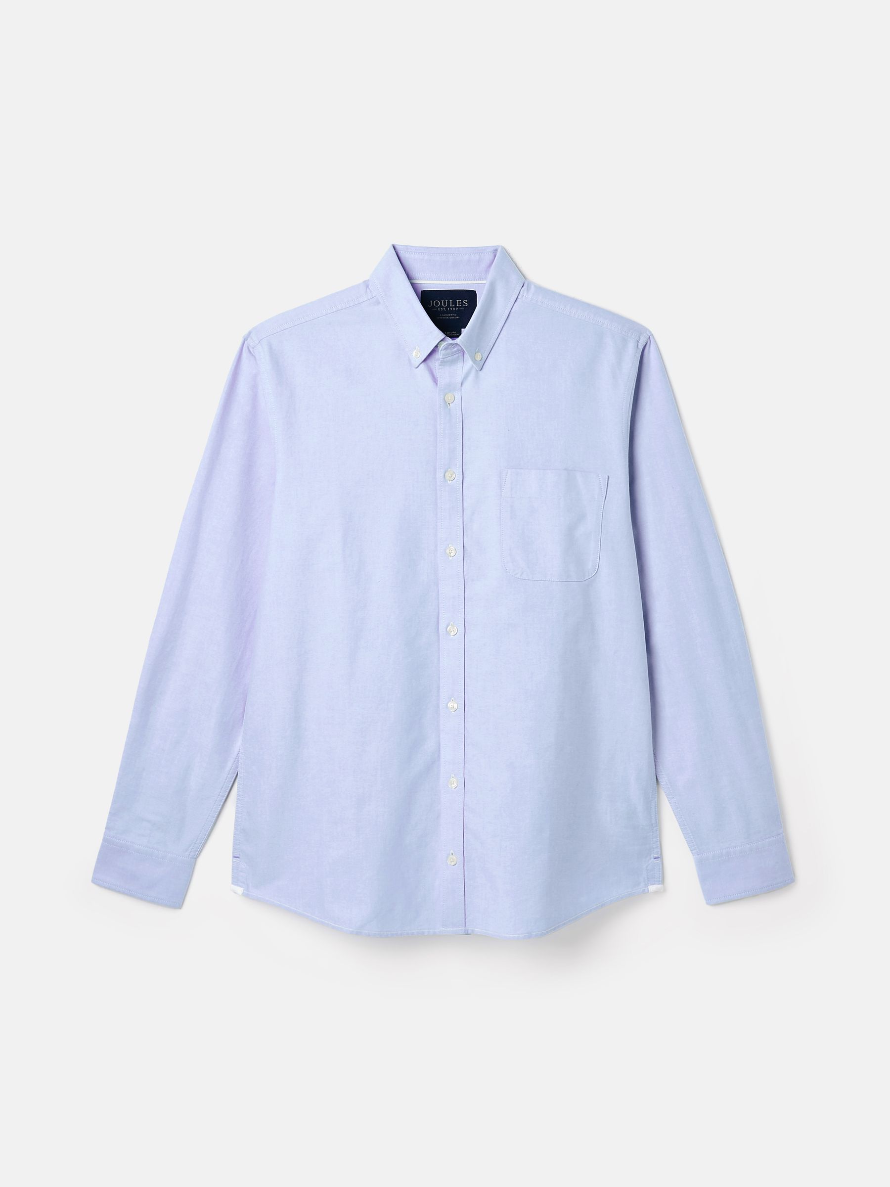 Oxford Classic Fit Blue Long Sleeve Cotton Shirt - Image 11 of 11 Oxford Classic Fit Blue Long Sleeve Cotton Shirt - Image 11 of 11