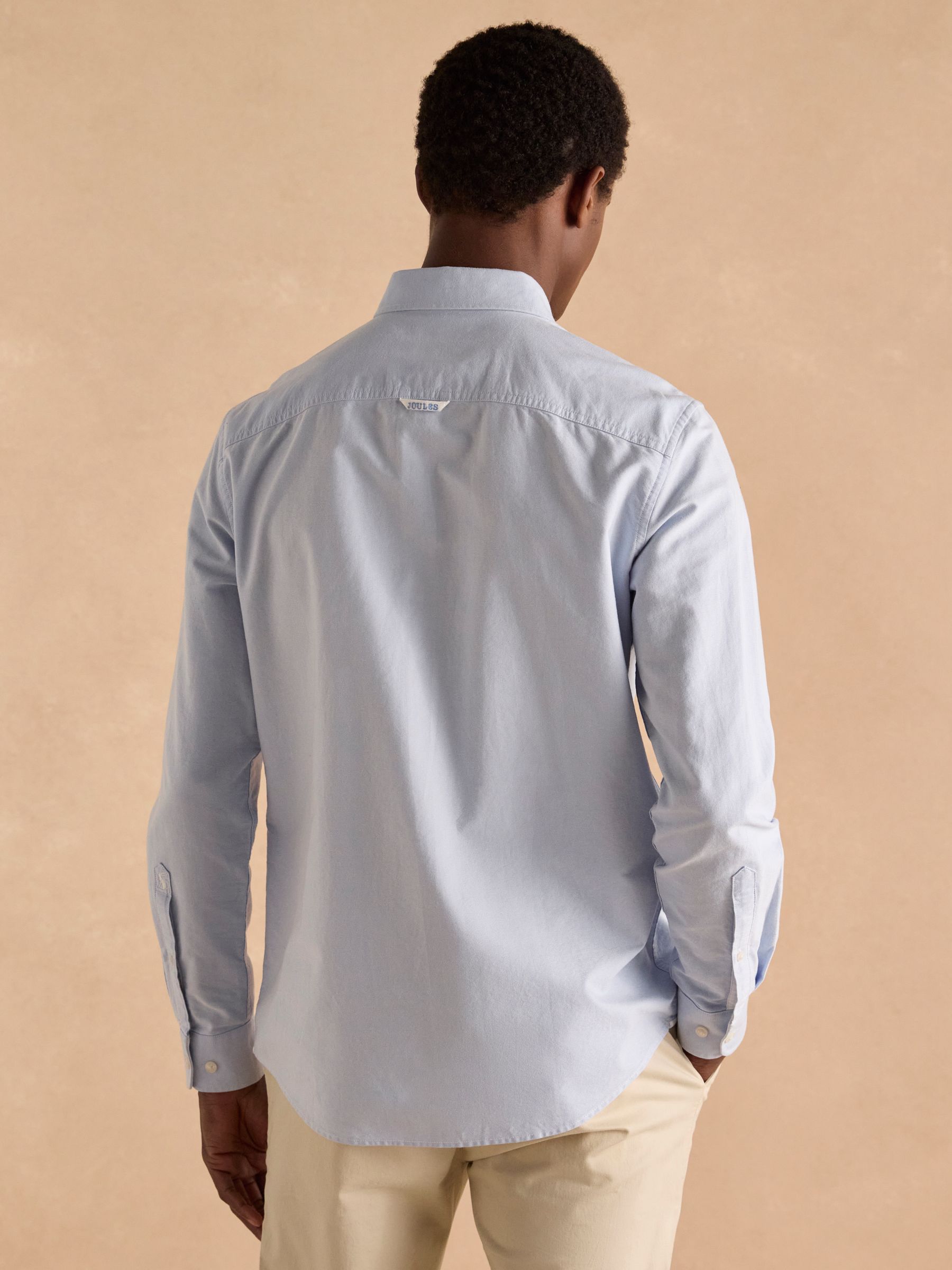 Oxford Blue Long Sleeve Classic Fit Shirt - Image 3 of 8