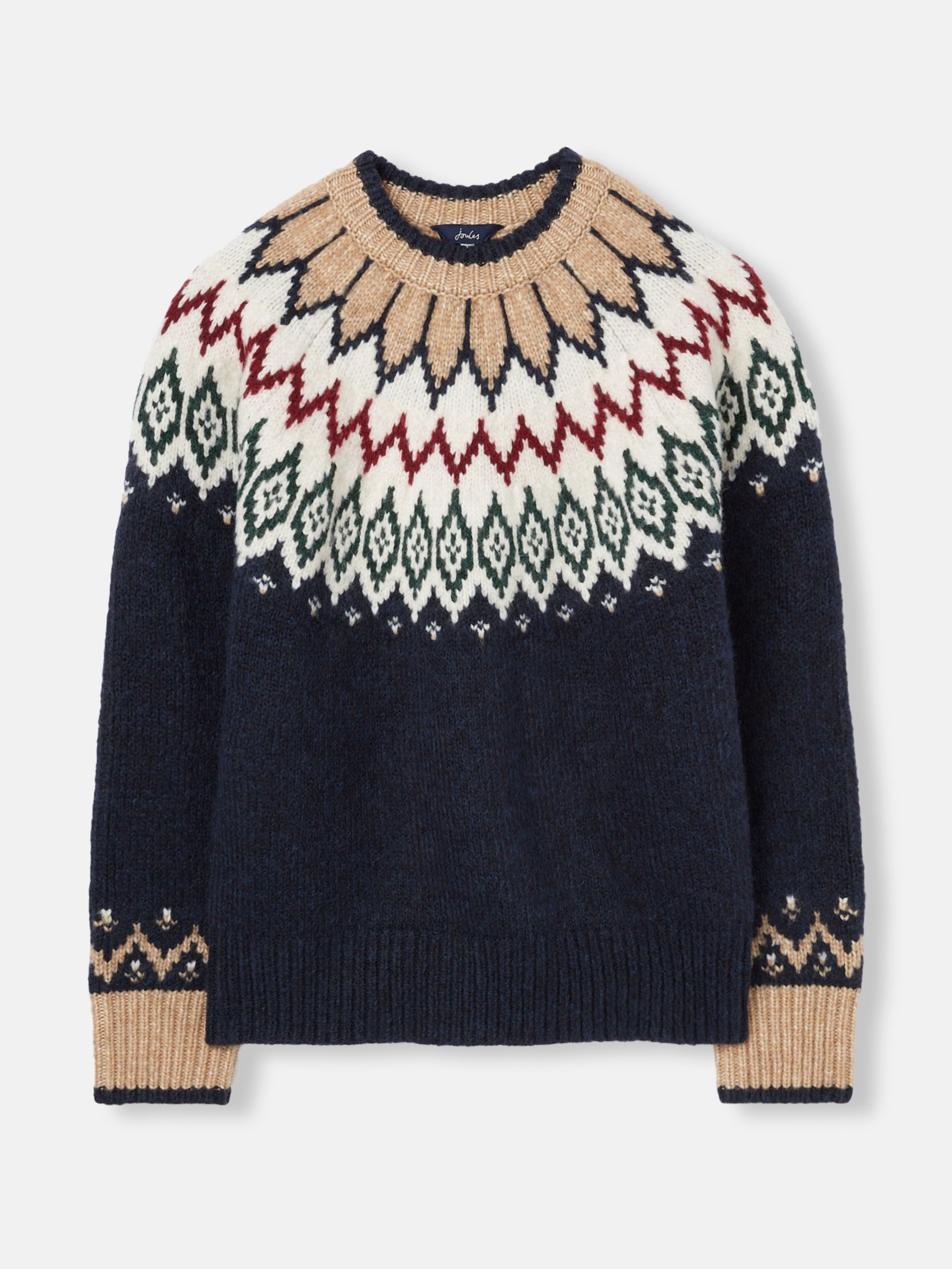 Etta Navy Fair Isle Jumper - Image 7 of 7