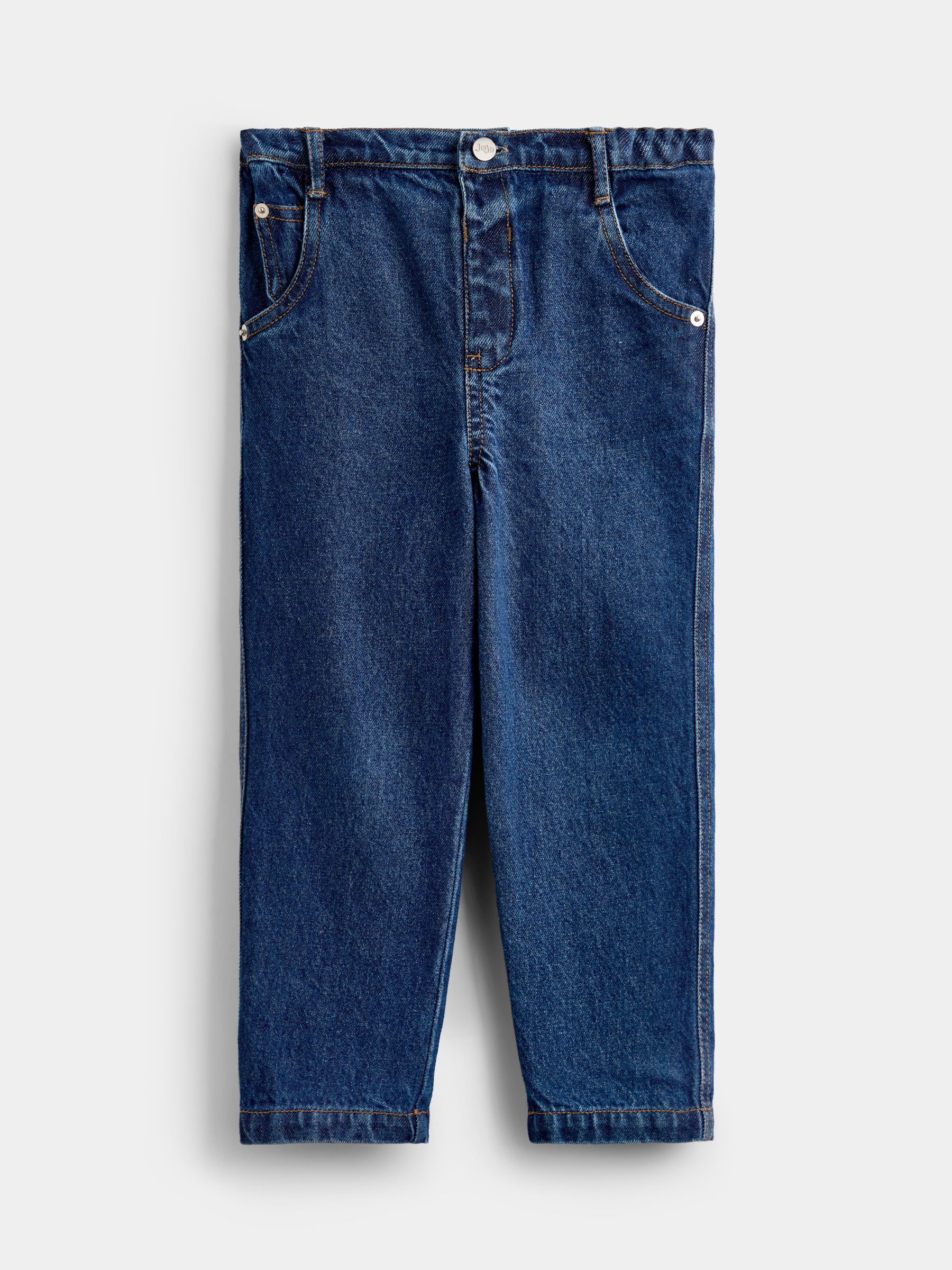 Mid Wash Denim Straight Leg Jeans - Image 1 of 4 Mid Wash Denim Straight Leg Jeans - Image 1 of 4