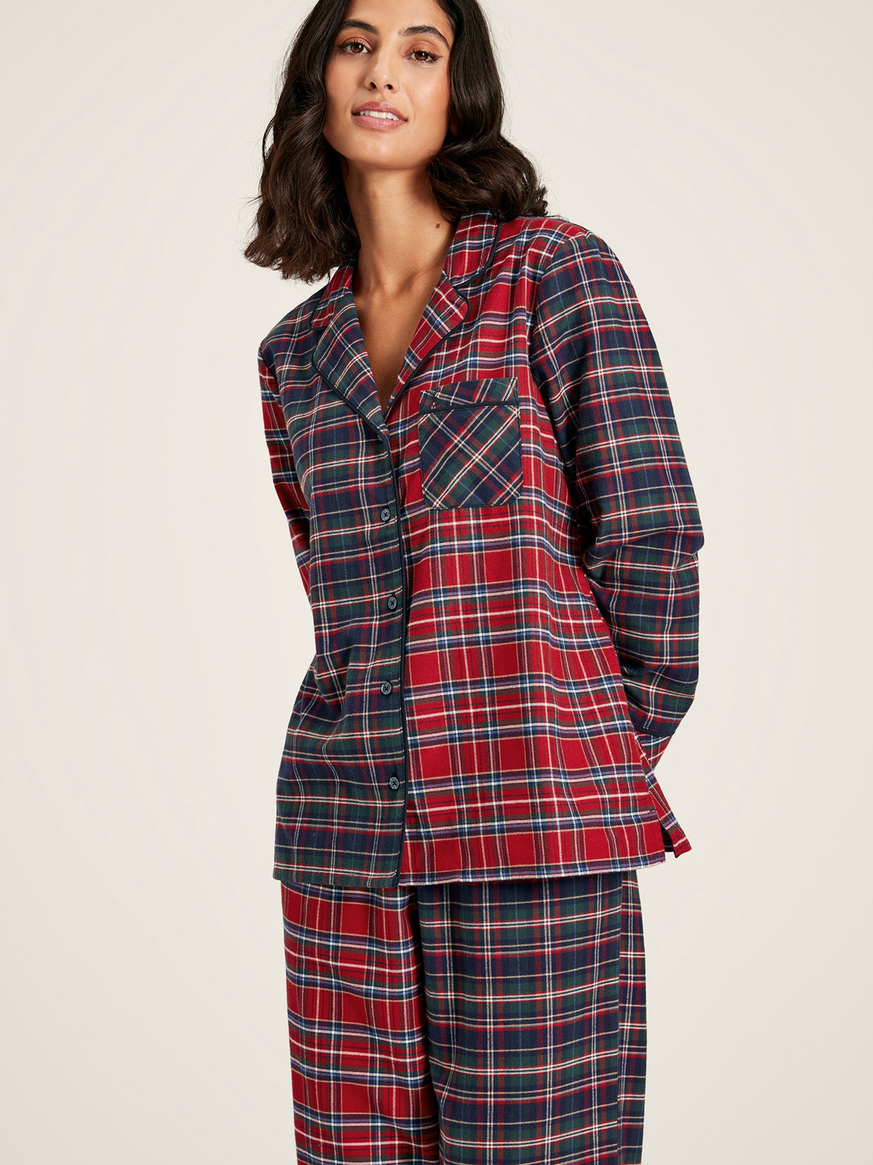 Goodnight Red Check Christmas Pyjamas - Image 4 of 8