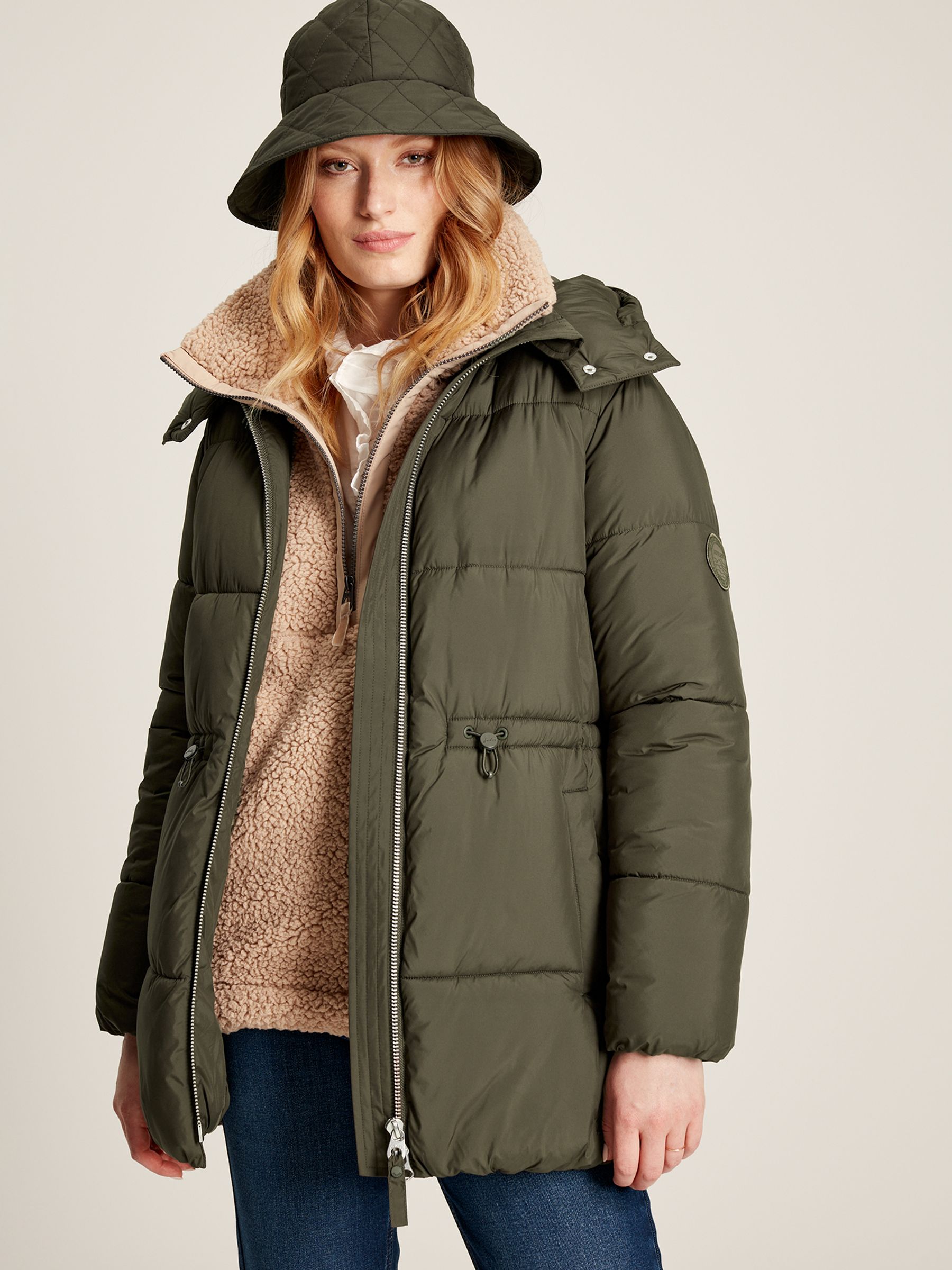 Holsworth Dark Green Showerproof Padded Coat - Image 1 of 8