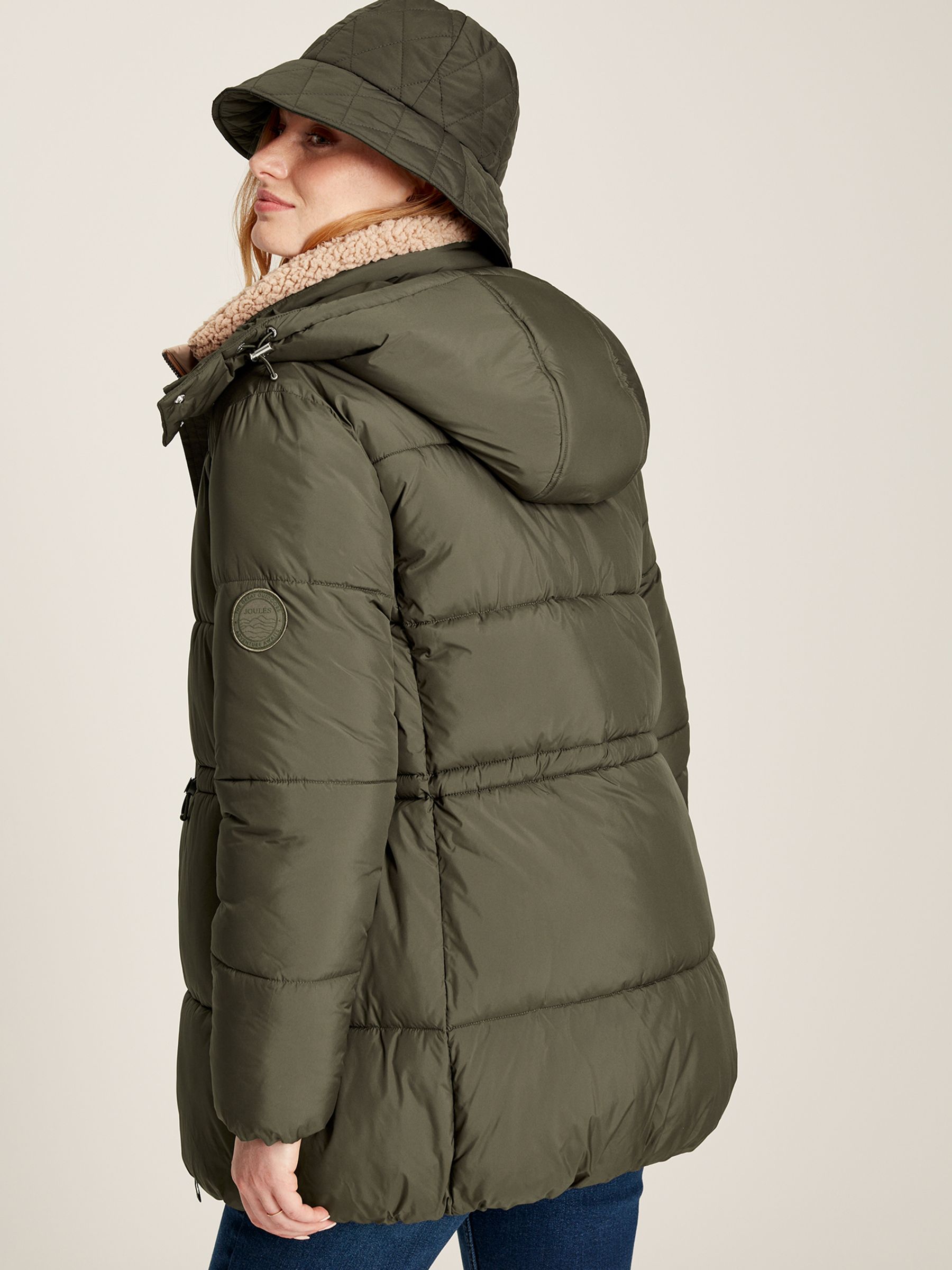 Holsworth Dark Green Showerproof Padded Coat - Image 5 of 8