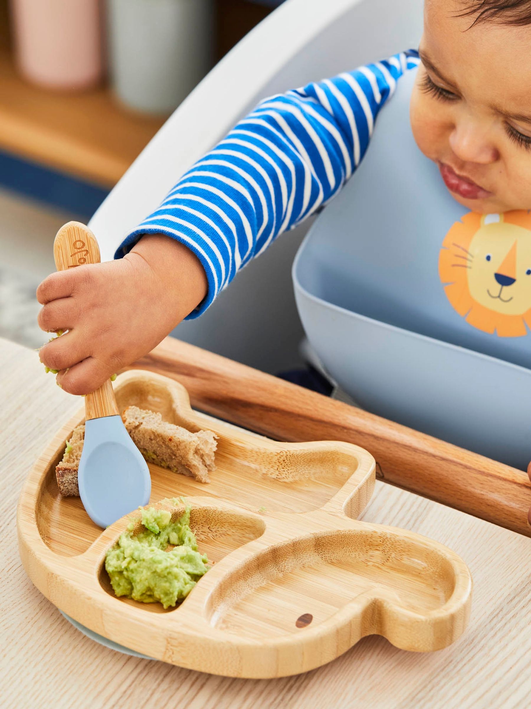 Elephant Suction Plate & Spoon Set - Image 5 of 6