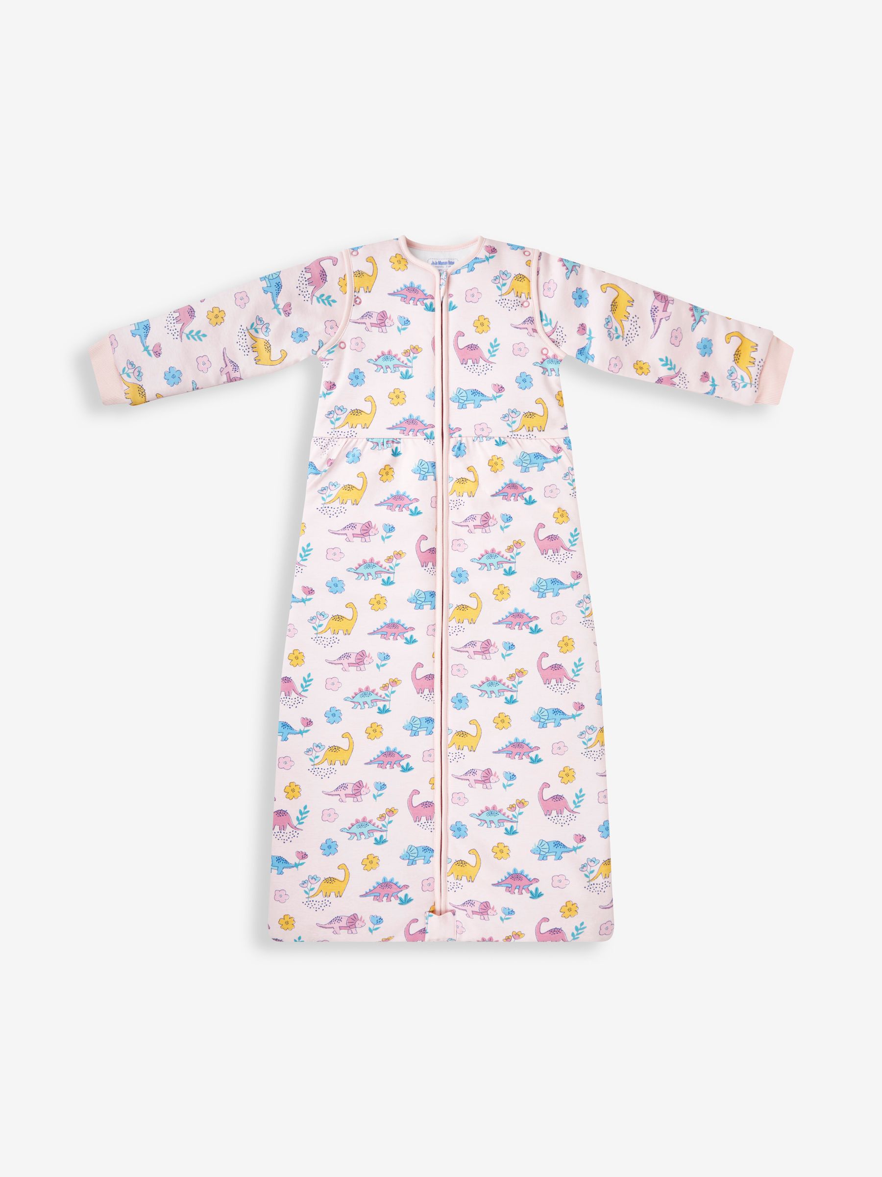 Pink Dino 3.5 Tog Toddler Sleeping Bag - Image 1 of 3