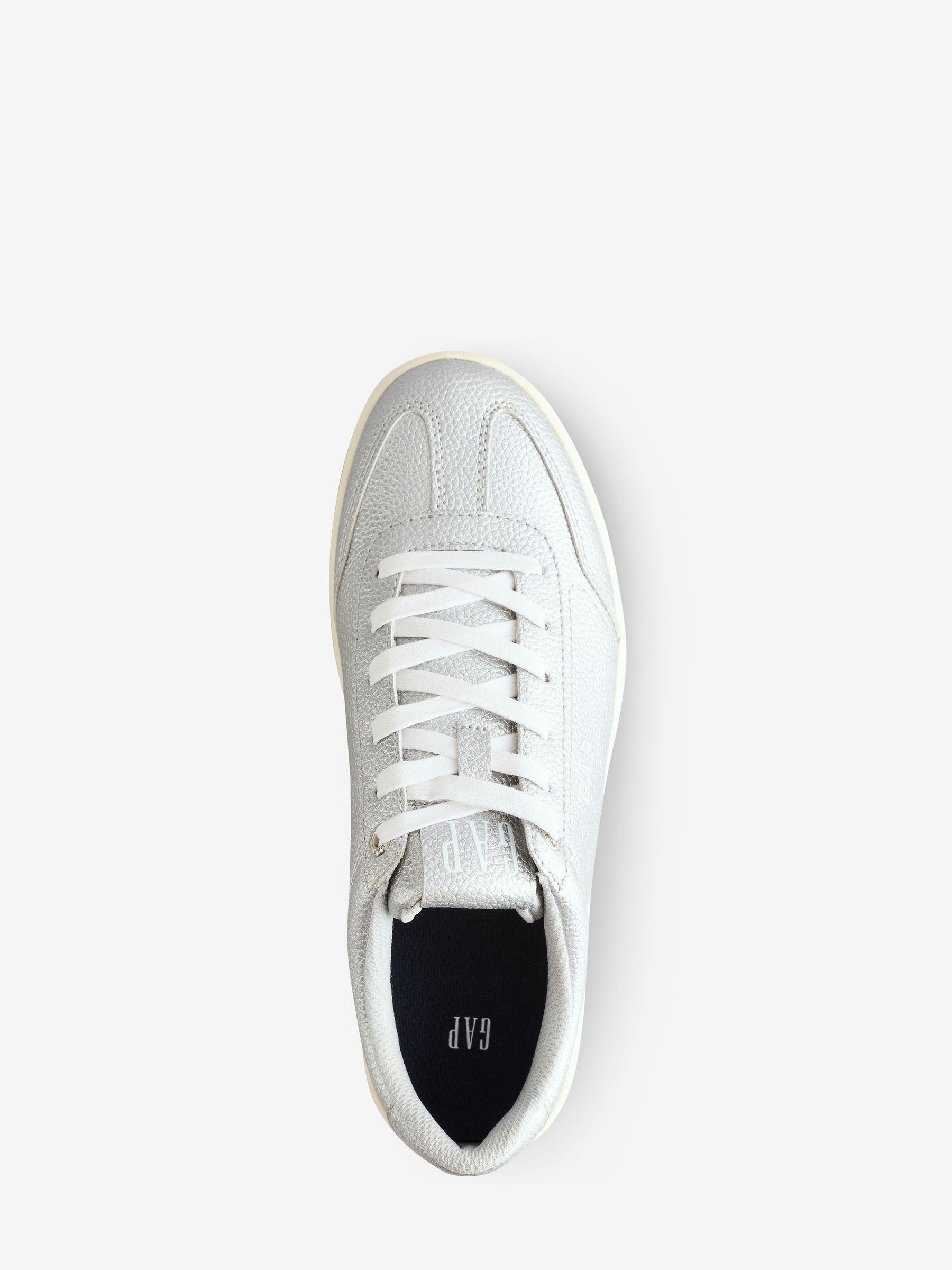Silver Seattle Low Top Trainers - Image 3 of 5
