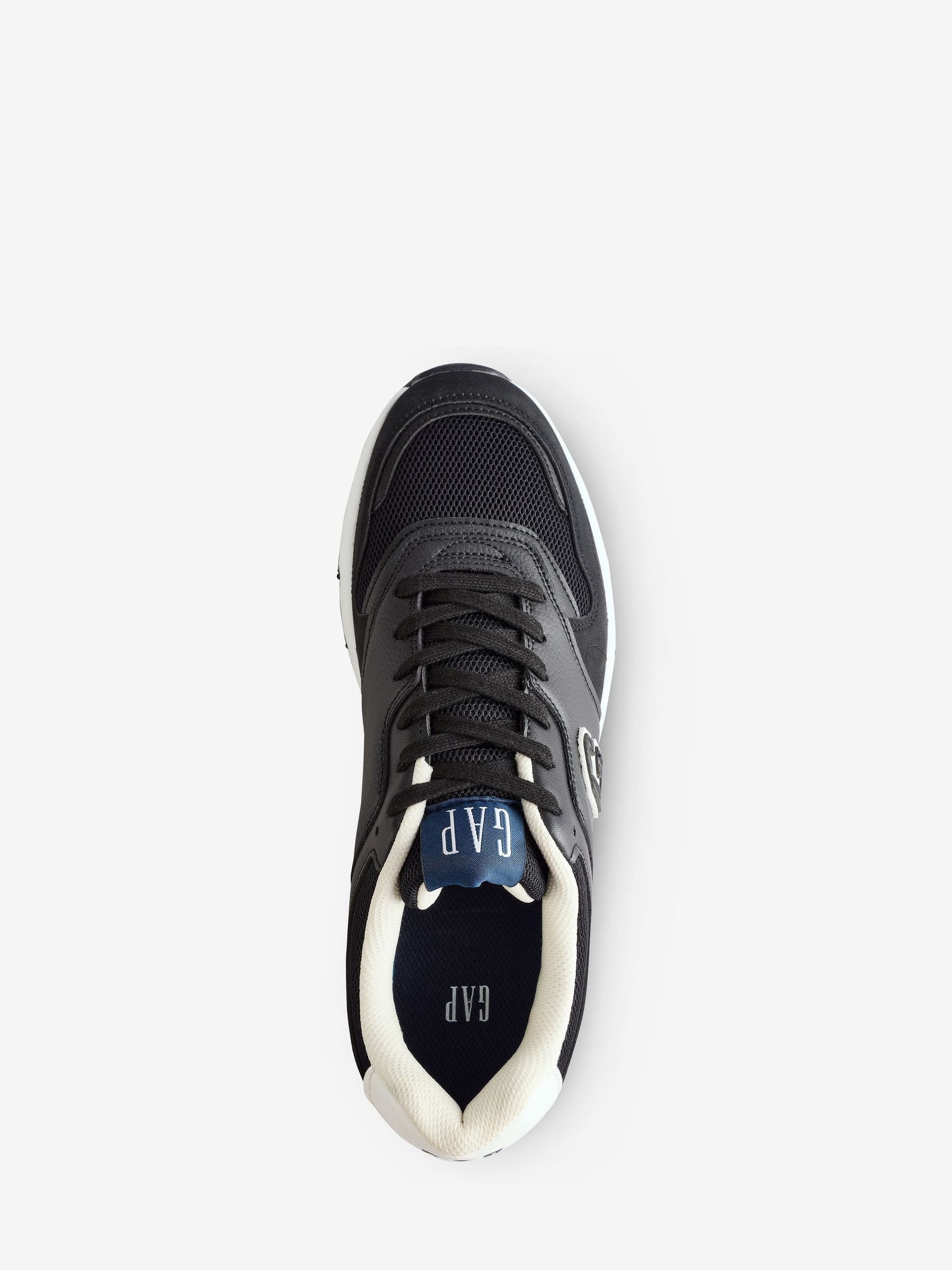 Black Columbus Mesh Runner Trainers - Image 3 of 5
