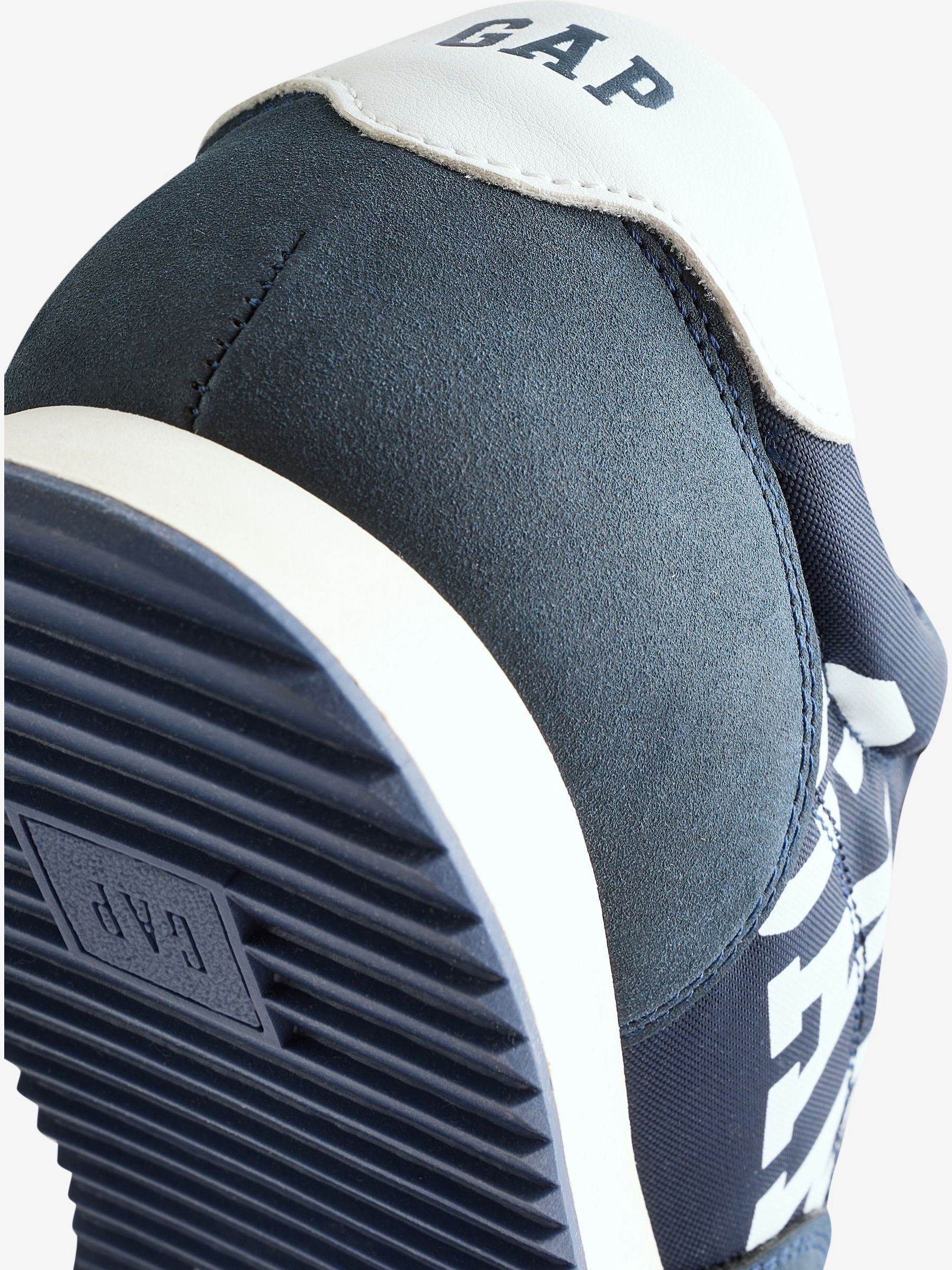 Navy Blue Nashville Nylon Runner Logo Trainers - Image 5 of 5