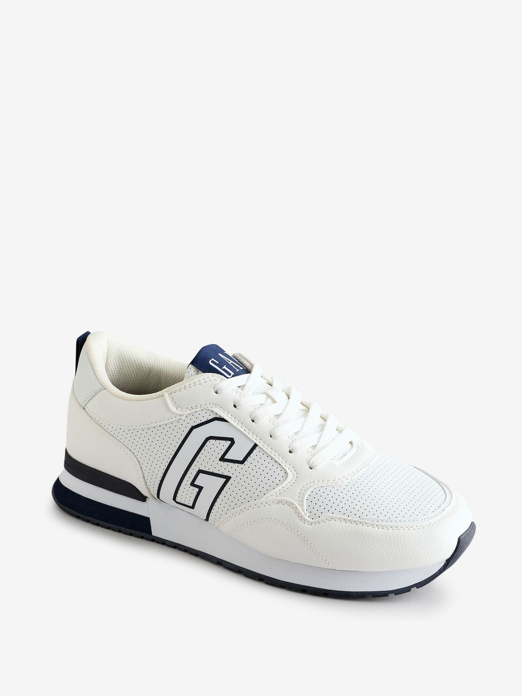 White New York Low Top Trainers - Image 2 of 5