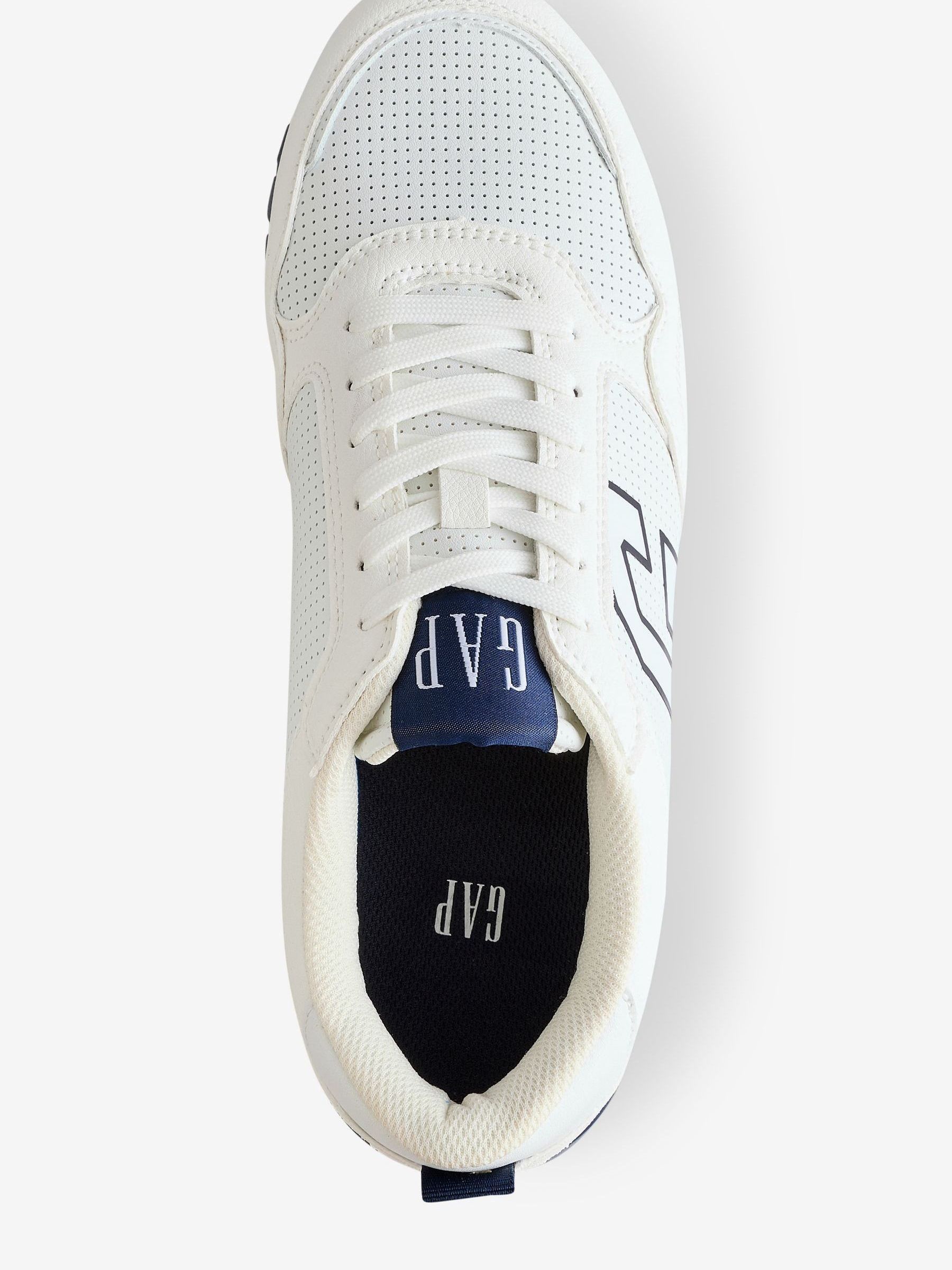 White New York Low Top Trainers - Image 3 of 5