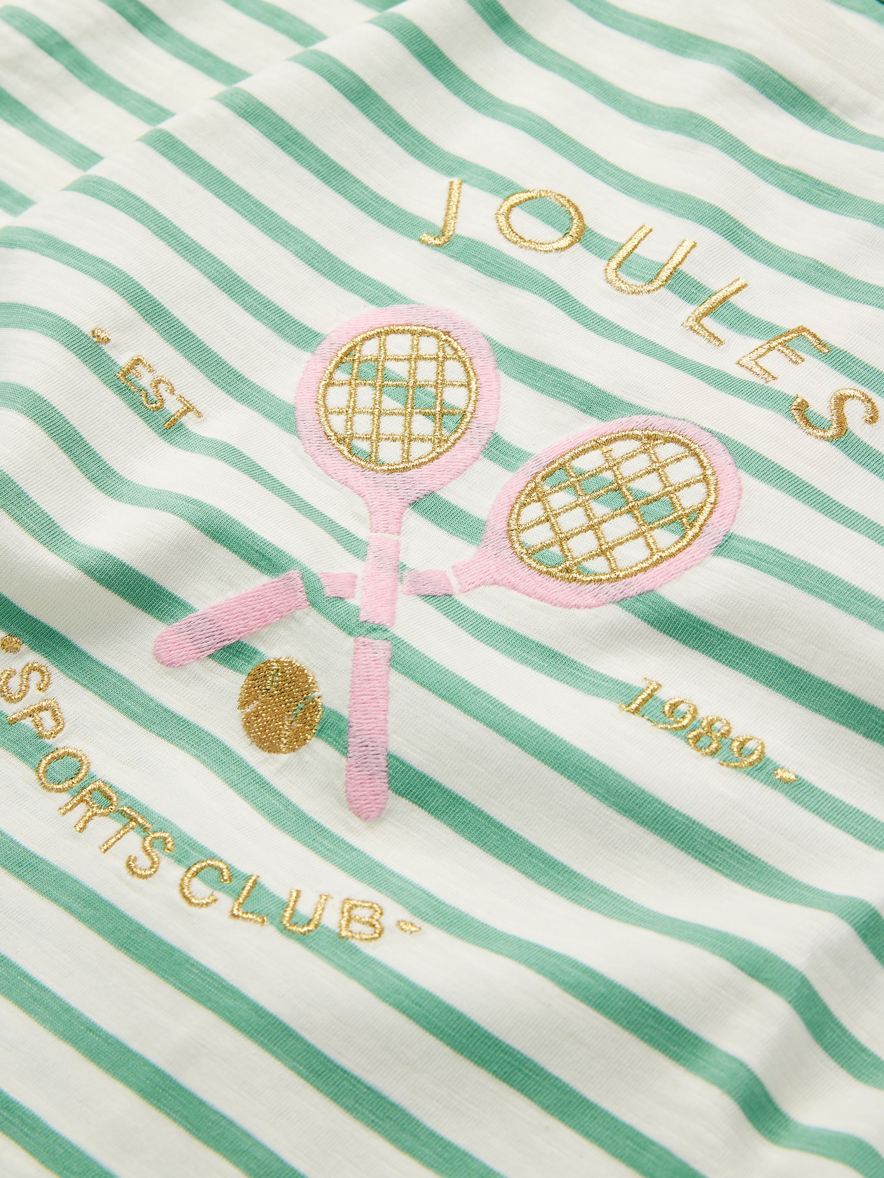 Girls' Betty Green Embroidered Short Sleeve T-Shirt - Image 3 of 4