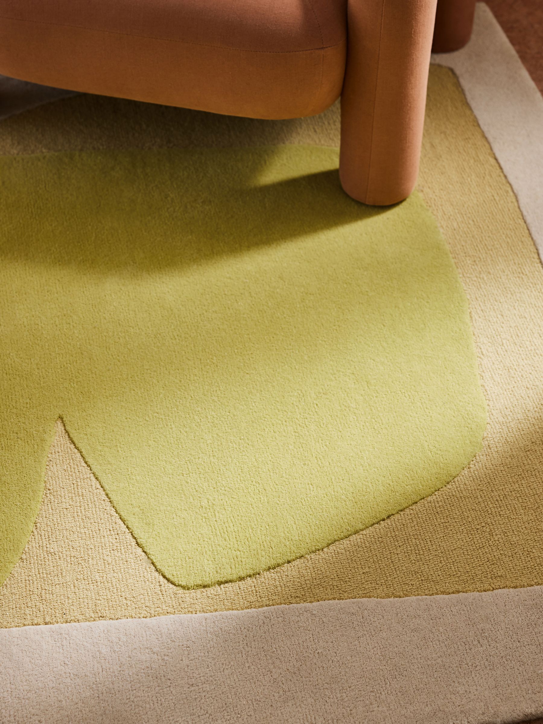 Kinney Wool Rug in Yellow