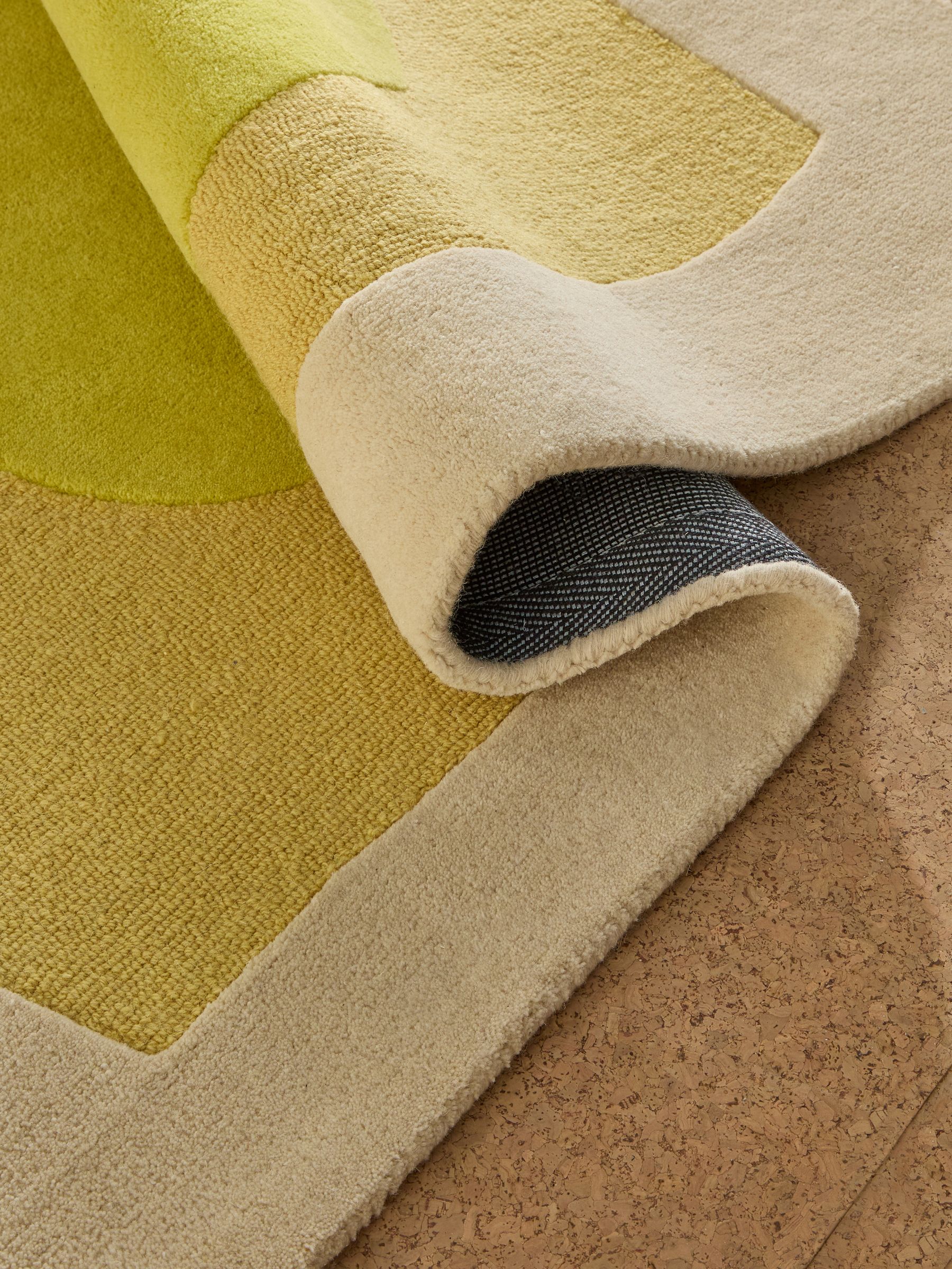 Kinney Wool Rug in Yellow