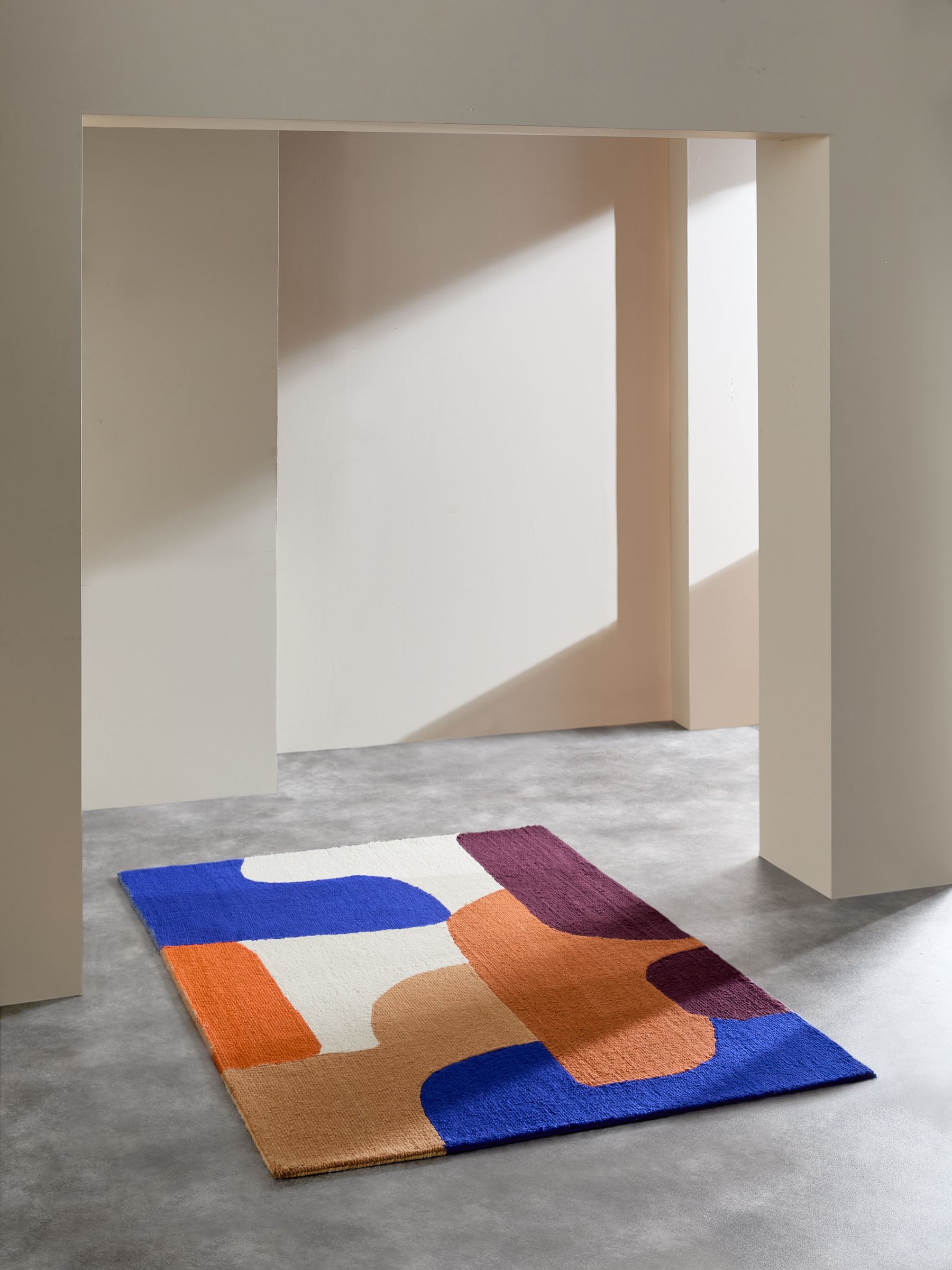 Stevie Wool Rug in Multi - Image 2 of 4