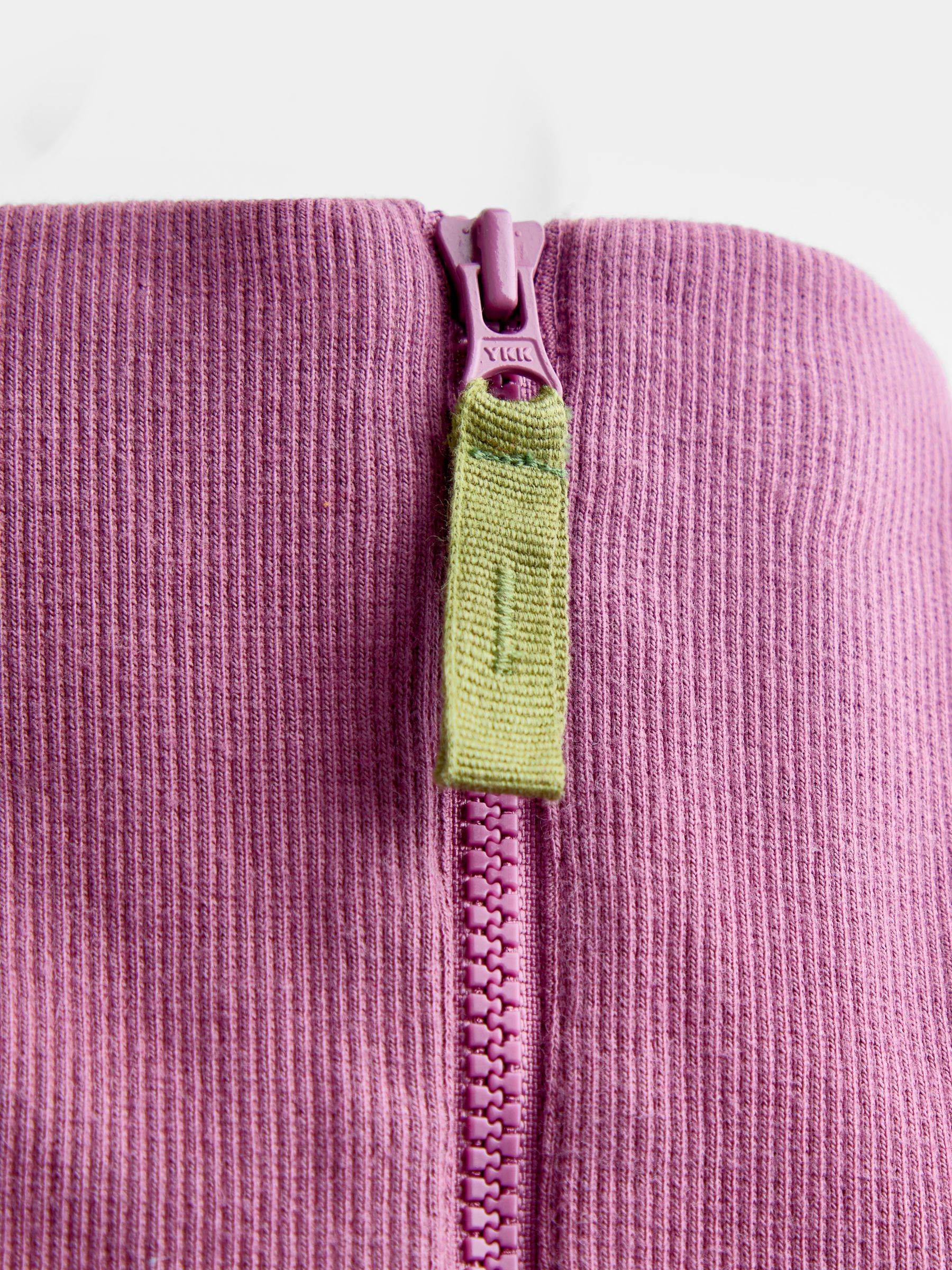 Lilac Purple Unisex Half Zip Sweat Tops - Image 4 of 4 Lilac Purple Unisex Half Zip Sweat Tops - Image 4 of 4