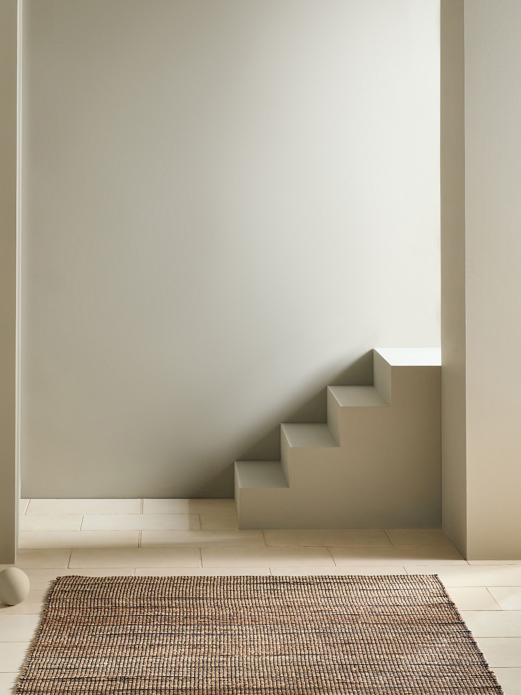 Hurley Woven Jute Rug in Black - Image 2 of 6 Hurley Woven Jute Rug in Black - Image 2 of 6