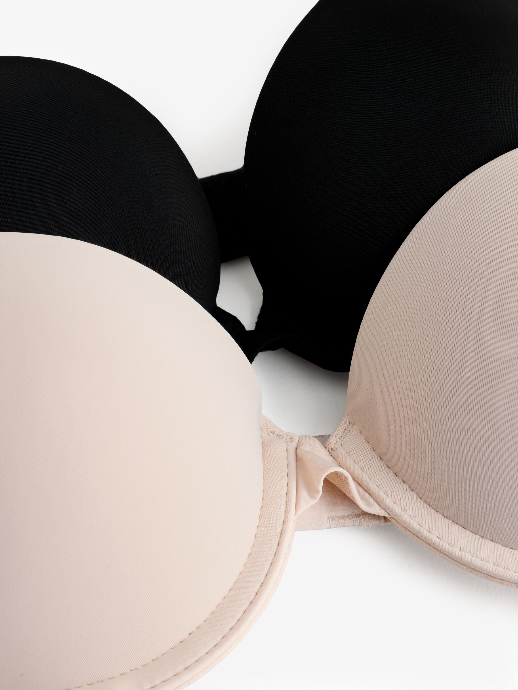 Marzipan Nude/Black Super Push Up 2 Pack Bra - Image 5 of 6