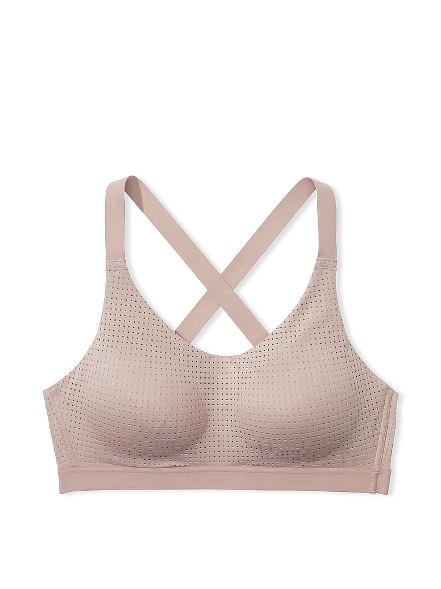 Candlelight Rose Nude Lightweight Mesh Medium Support Sports Bra - Image 4 of 4