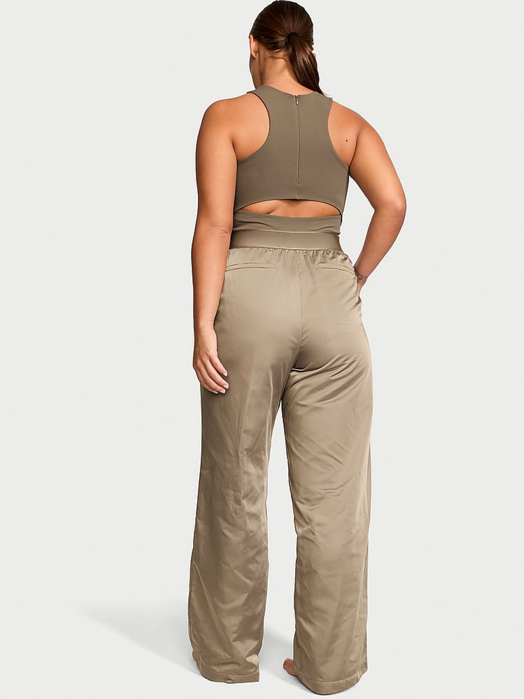 Terra Olive Green VS Elevate Wide Leg Jumpsuit - Image 2 of 3