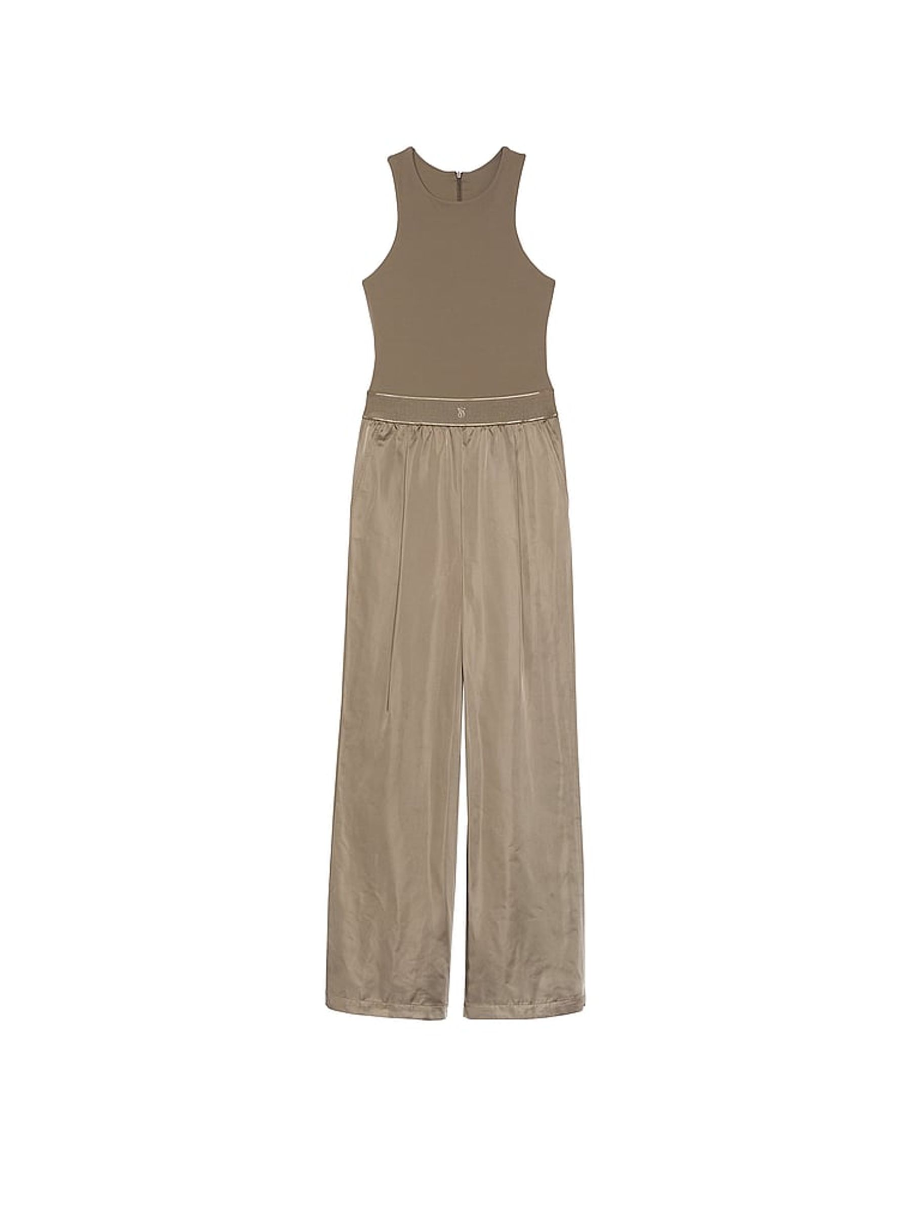 Terra Olive Green VS Elevate Wide Leg Jumpsuit - Image 3 of 3