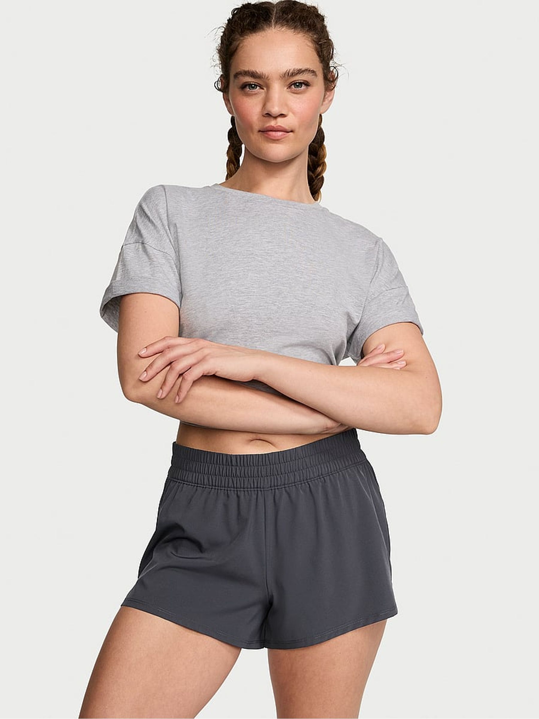 Grey Onyx Running Shorts - Image 1 of 3
