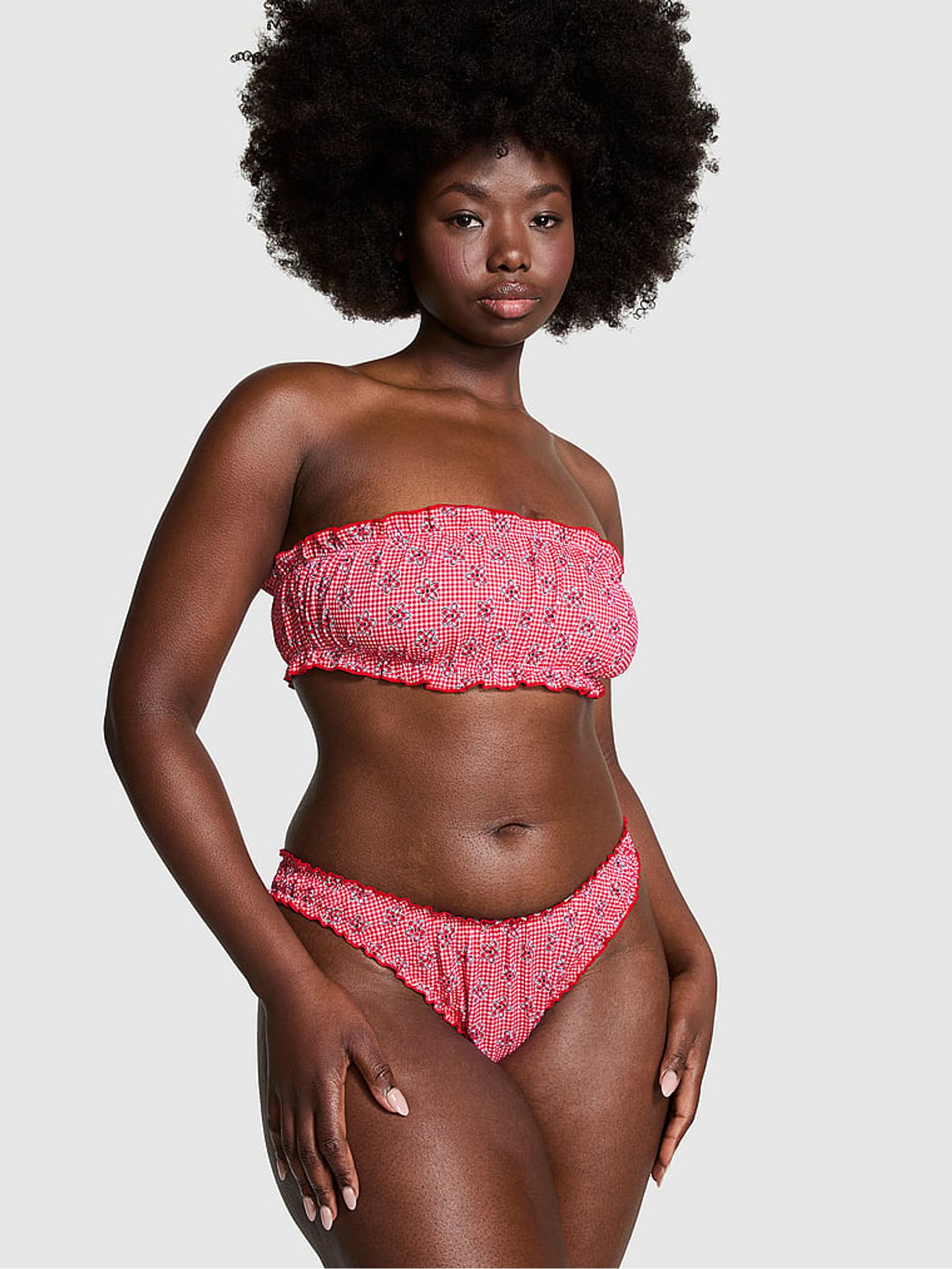 Ladybug Lane Red Frankies Bikinis Rosalind Bandeau Bikini Top - Image 1 of 3