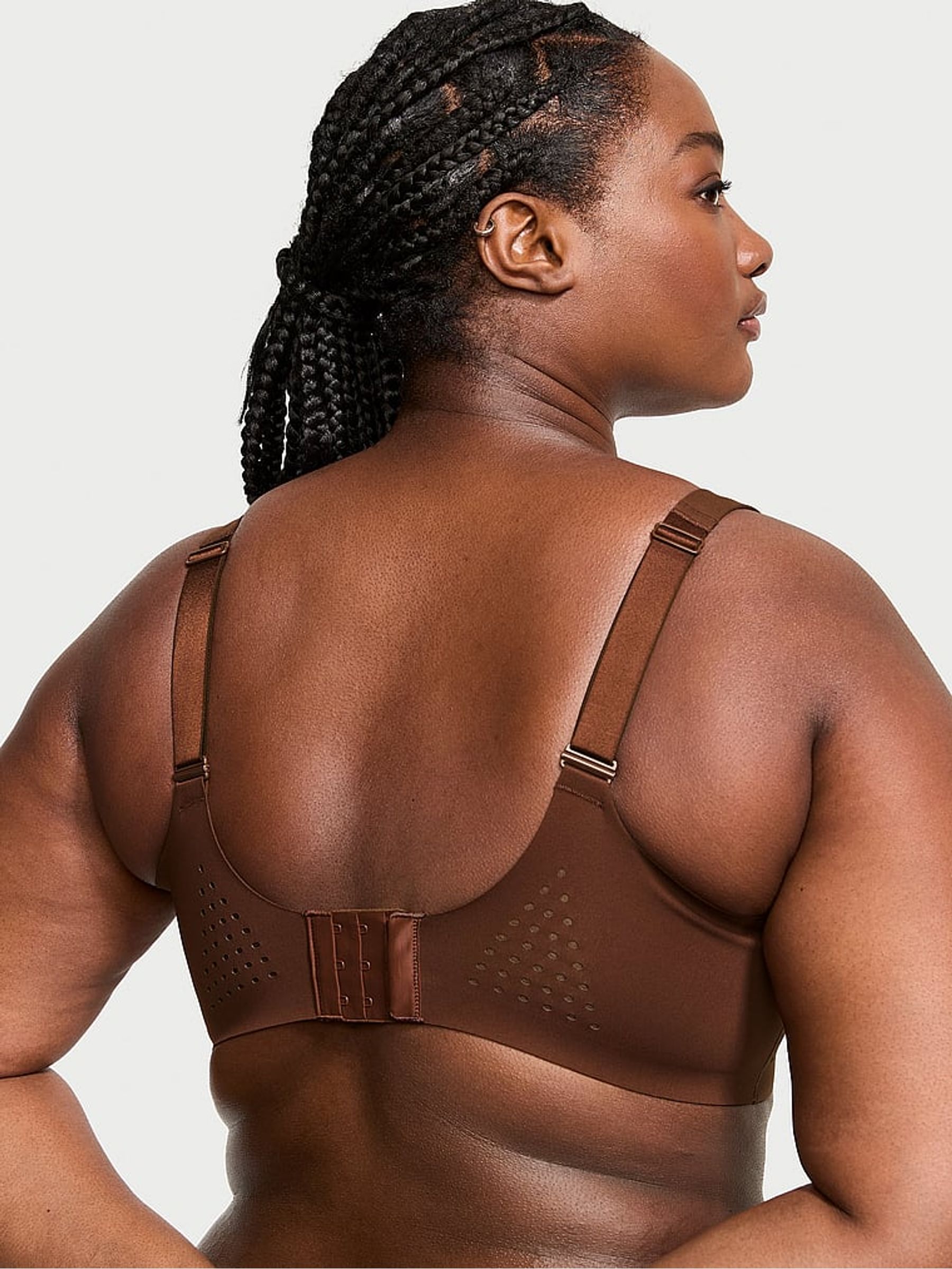 Ganache Nude Back Close Featherweight Max High Support Sports Bra - Image 2 of 4