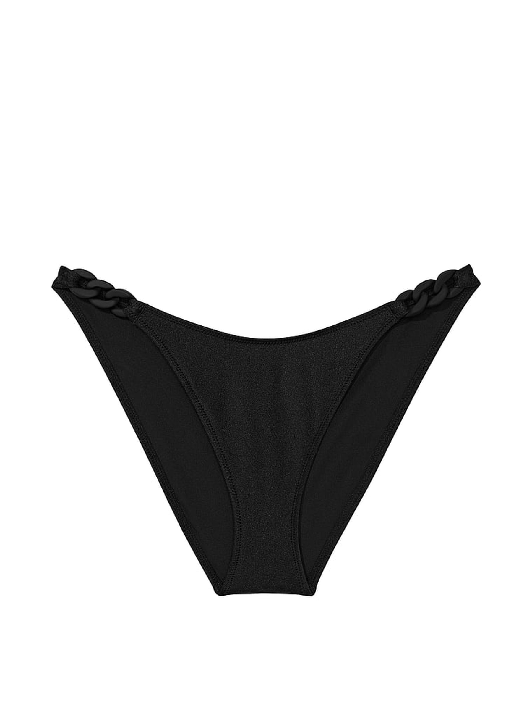 Nero Black Cheeky Swim Chain Bikini Bottom - Image 3 of 3