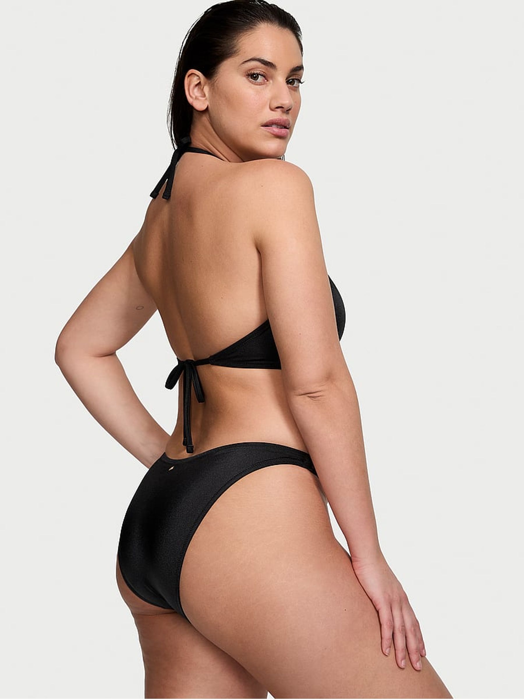 Nero Black Halter Swim Chain Bikini Top - Image 2 of 4