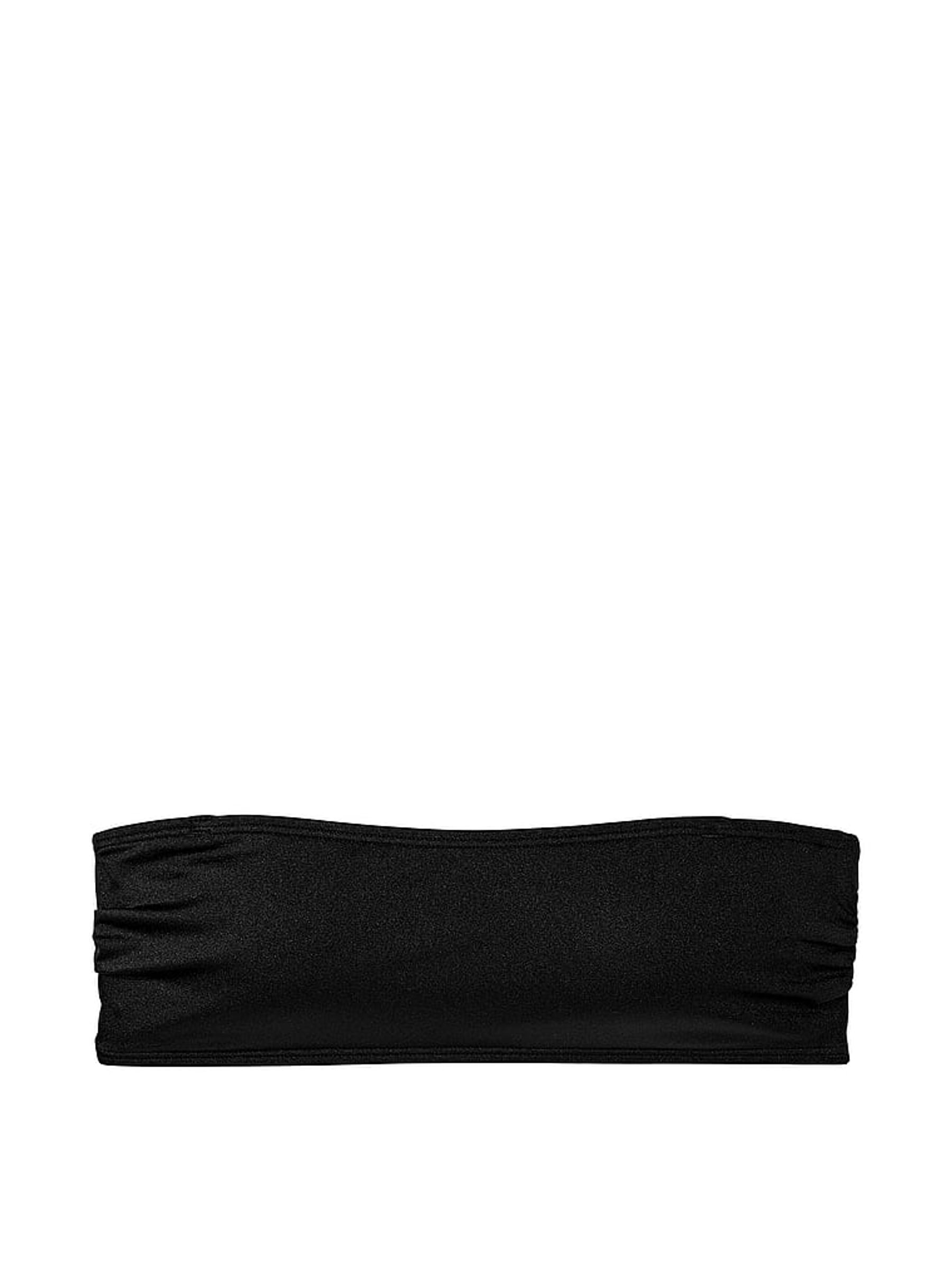 Nero Black Strapless Archive Macrame Swim Bikini Top - Image 3 of 3