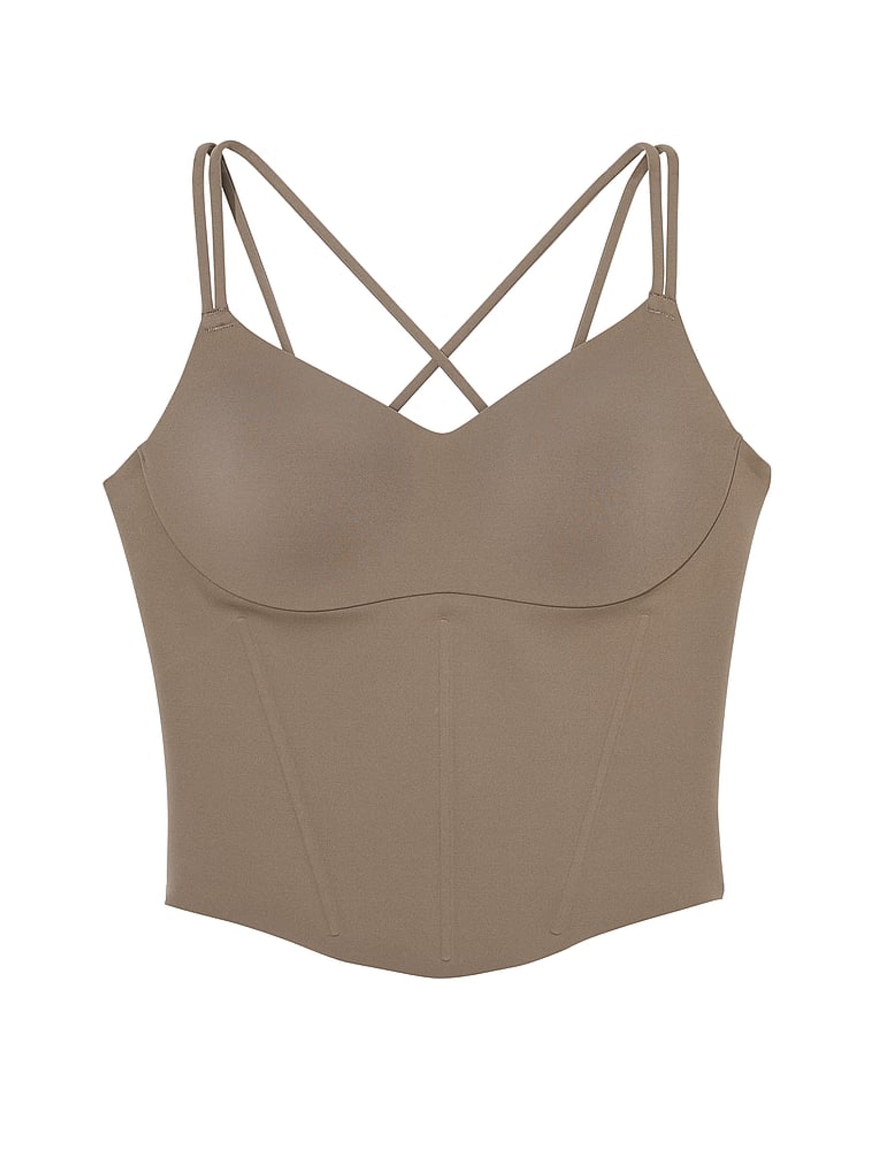 Terra Olive Green VS Elevate Corset Tank Top - Image 4 of 4
