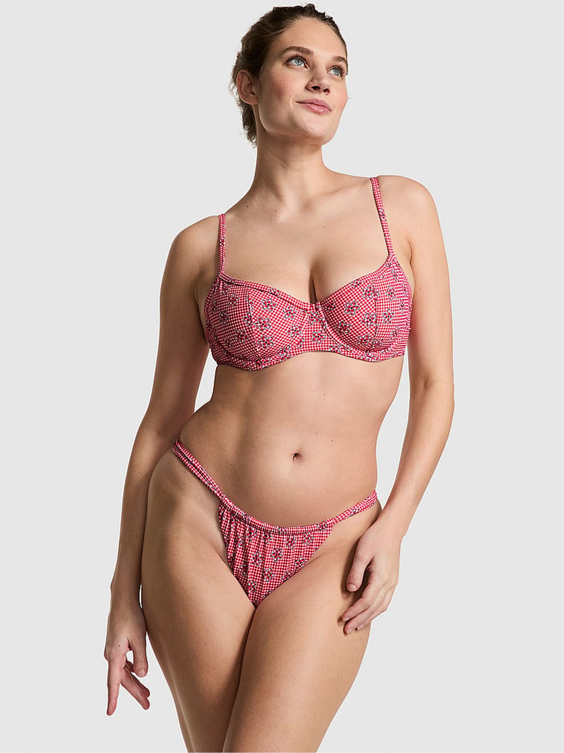 Ladybug Lane Red Frankies Bikinis Buttercup Scoop Bikini Top - Image 1 of 3