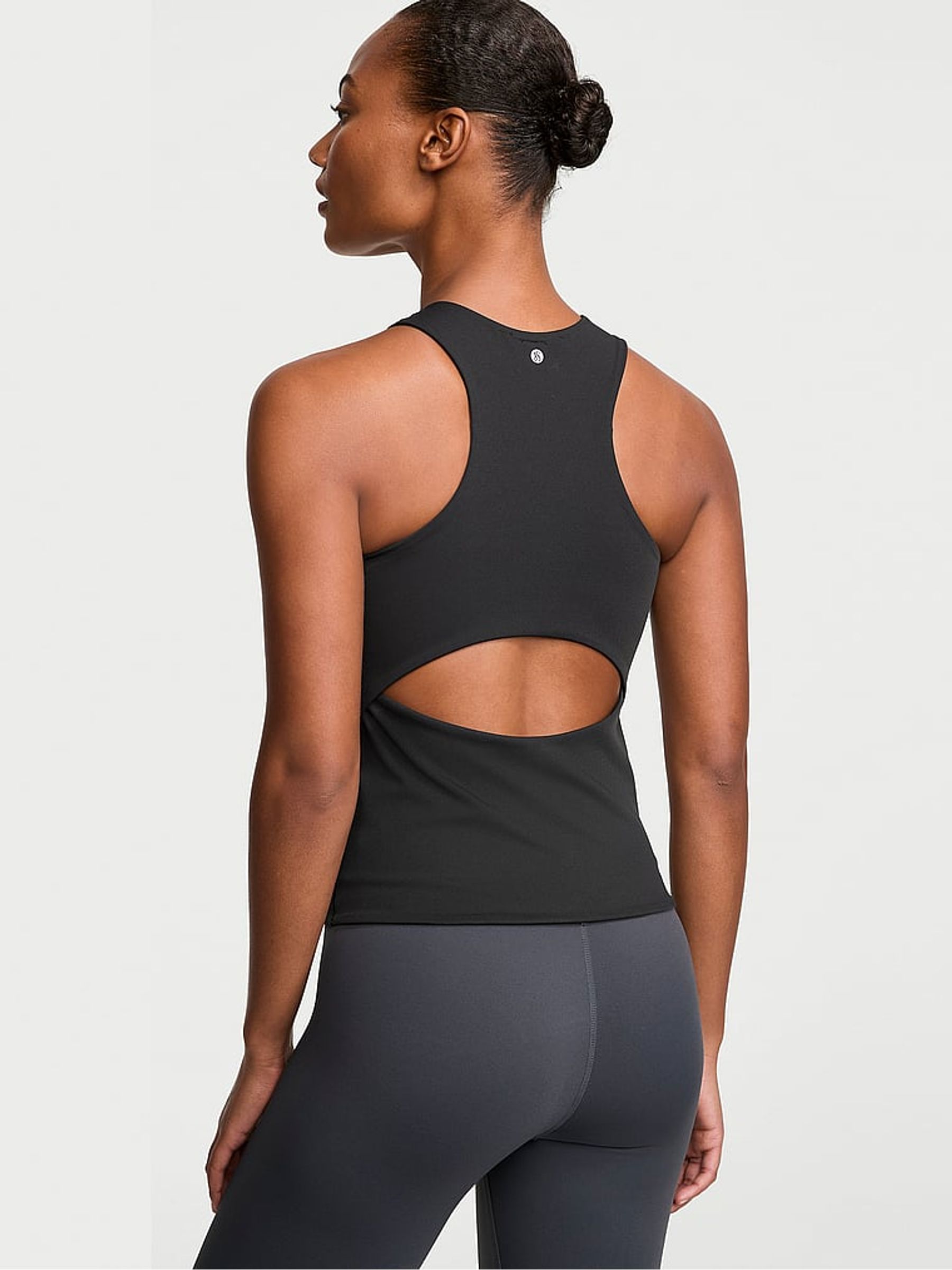 Pure Black Elevate™ High Neck Tank Top - Image 2 of 4