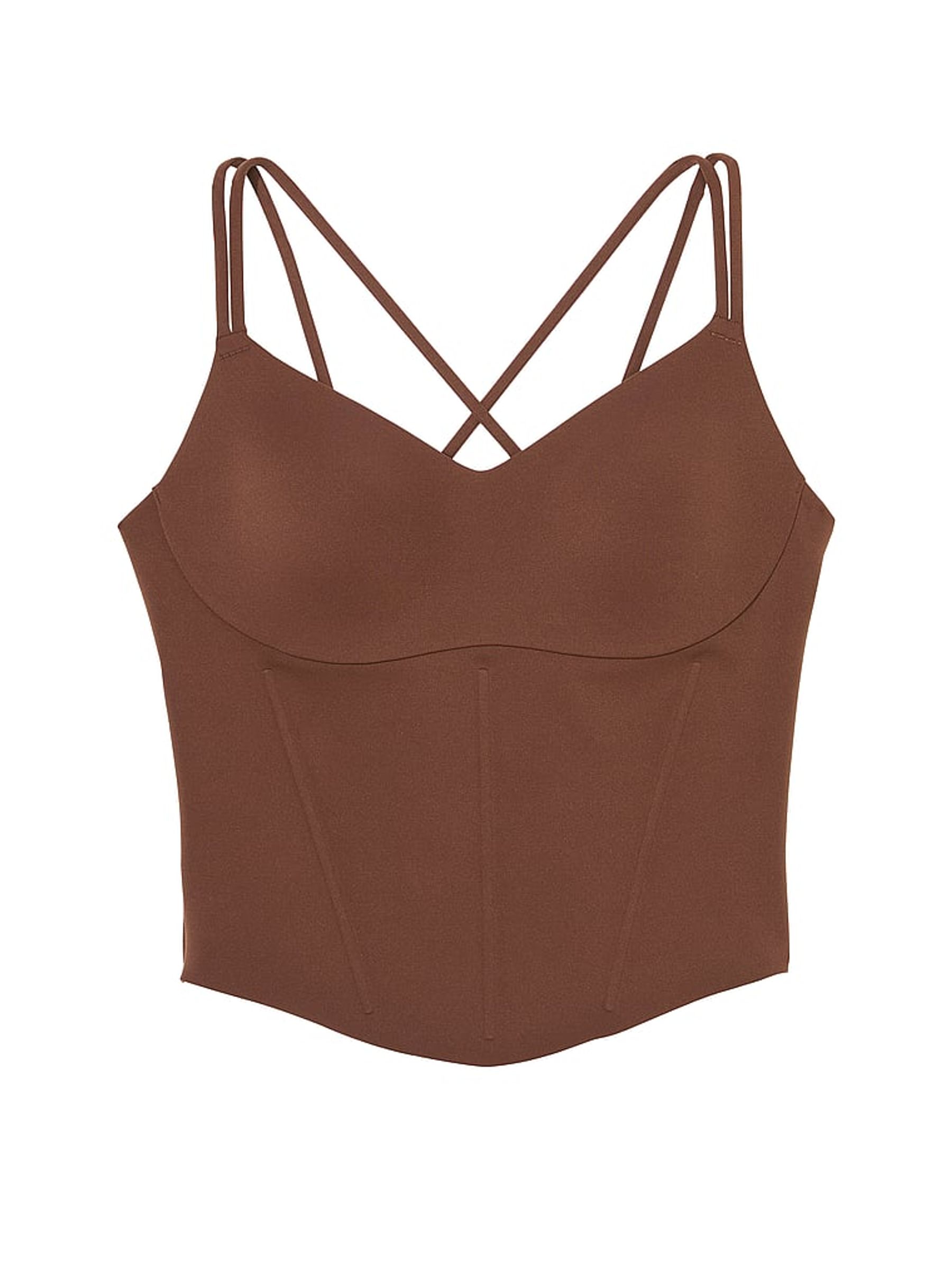 Ganache Brown VS Elevate Corset Tank Top - Image 4 of 4