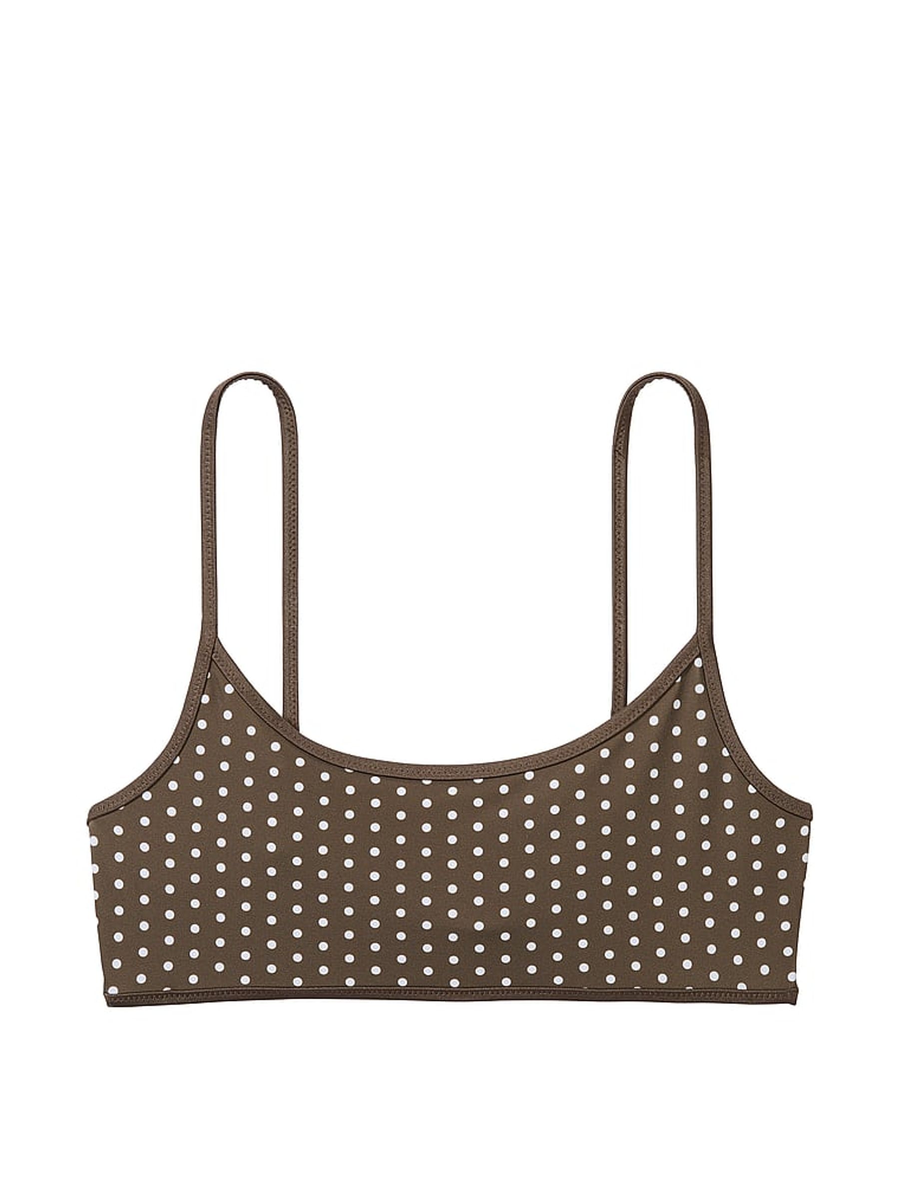 Classic Dot Brown Frankies Bikinis St. Augustine Bikini Top - Image 3 of 3