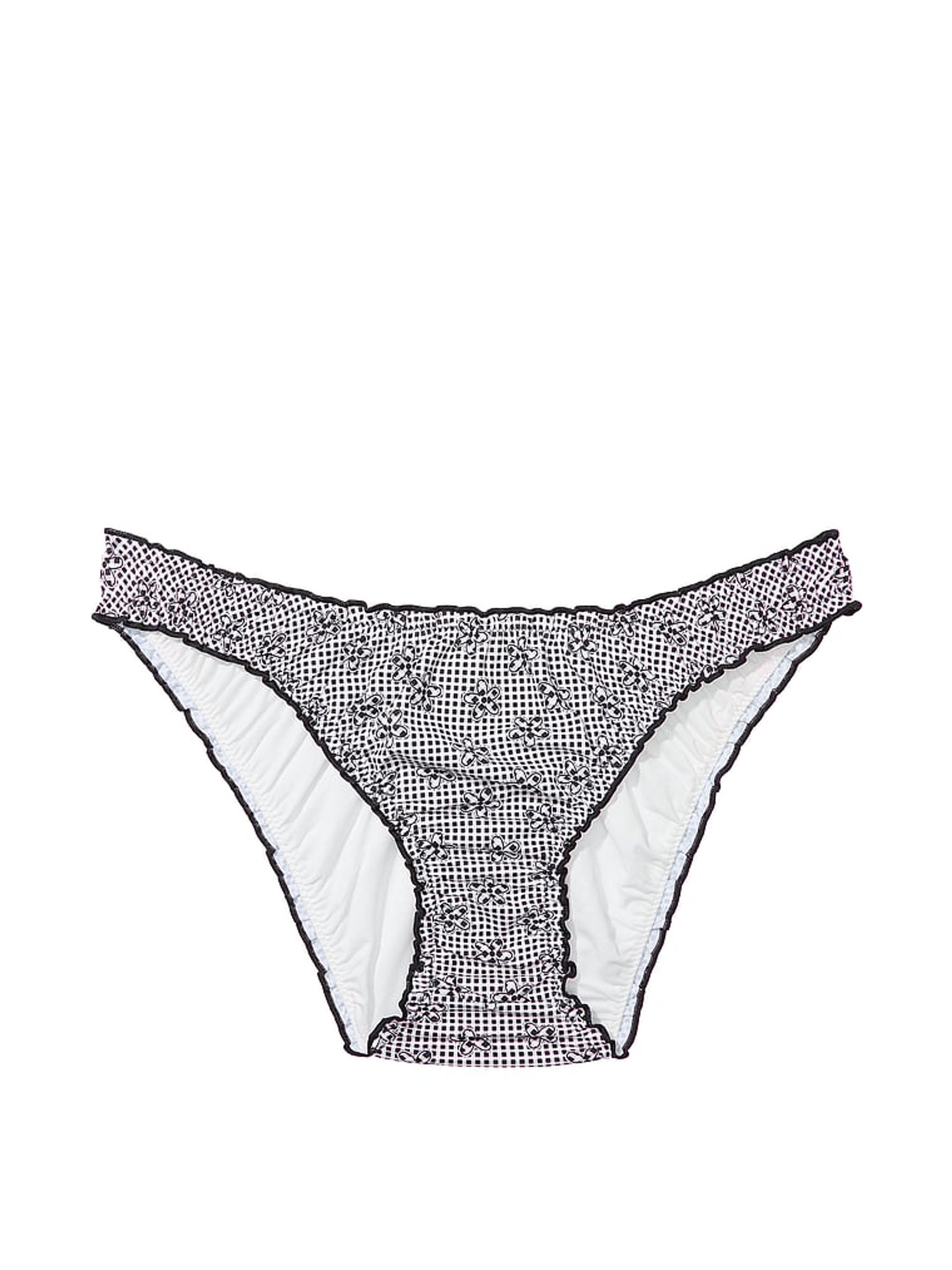 Midnight Meadow Grey Frankies Bikinis Hudson Bikini Bottom - Image 3 of 3