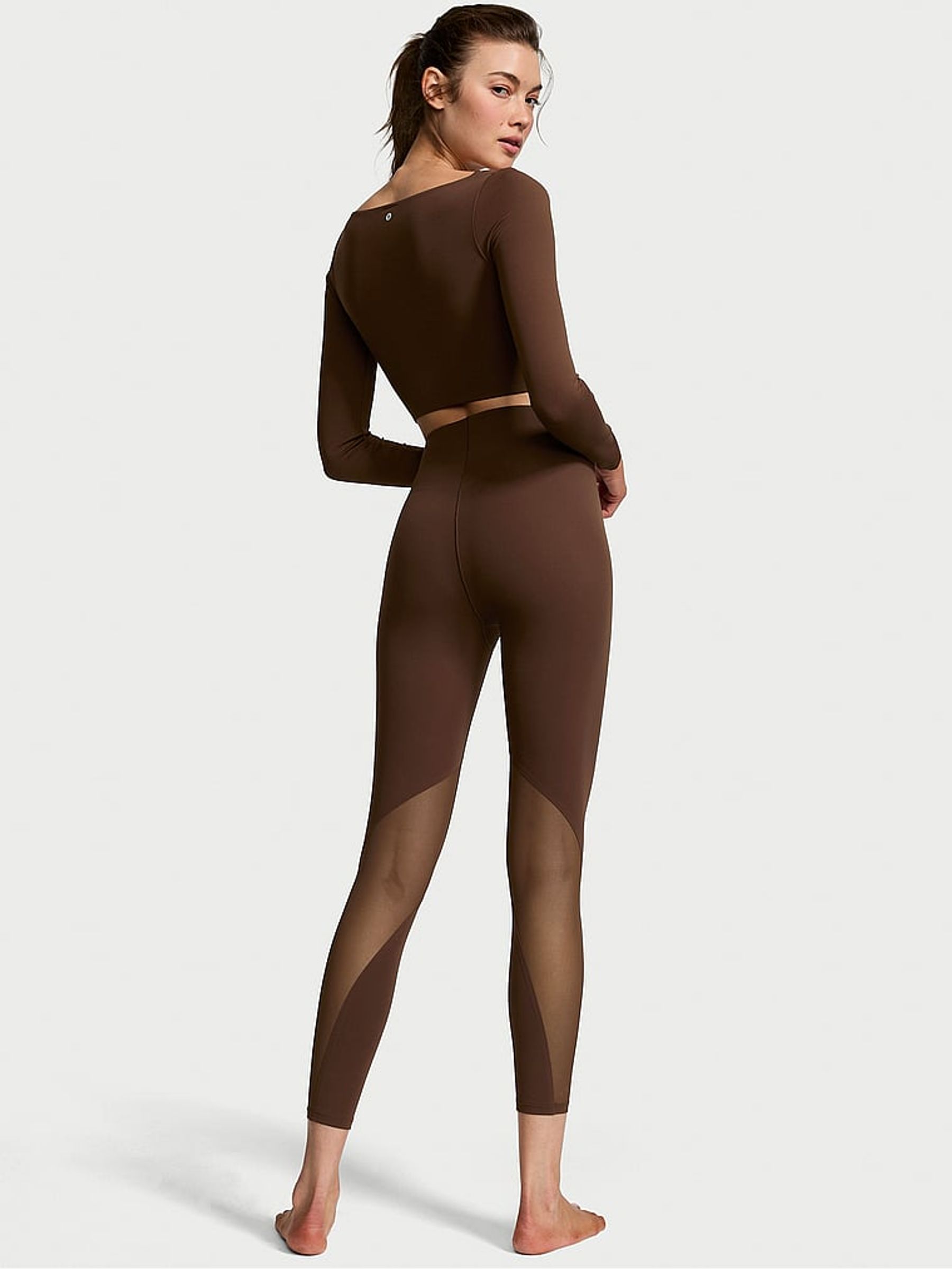 Ganache Brown 7/8 Length VS Elevate Corset Leggings - Image 2 of 4