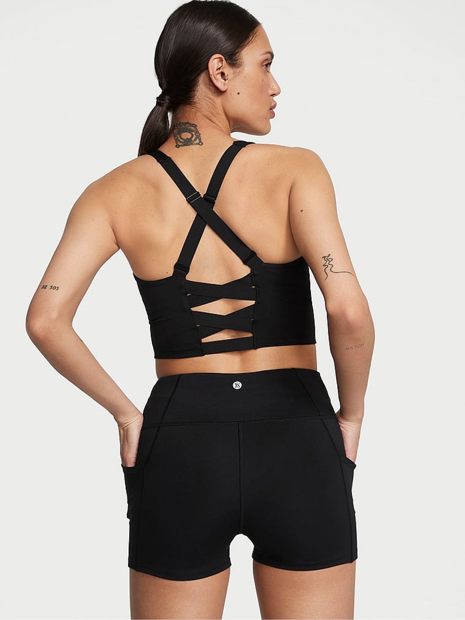 Black VS Essential 3" Cycling Shorts - Image 2 of 3
